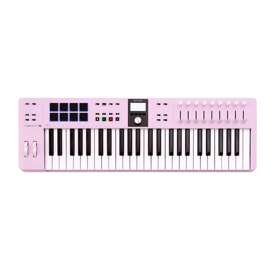 Arturia KeyLab Essential 49 MK3 MIDI Keyboard Controller Rose Quartz Effects and Pedals / Controllers, Volume and Expression