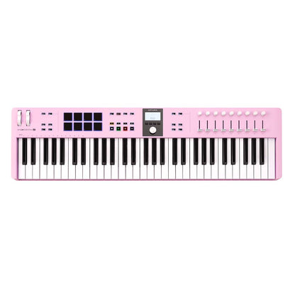Arturia KeyLab Essential 61 MK3 MIDI Keyboard Controller Rose Quartz Effects and Pedals / Controllers, Volume and Expression