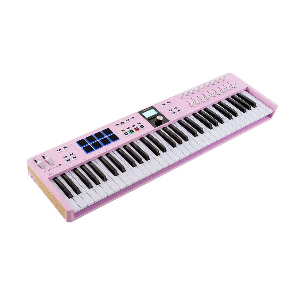 Arturia KeyLab Essential 61 MK3 MIDI Keyboard Controller Rose Quartz ...