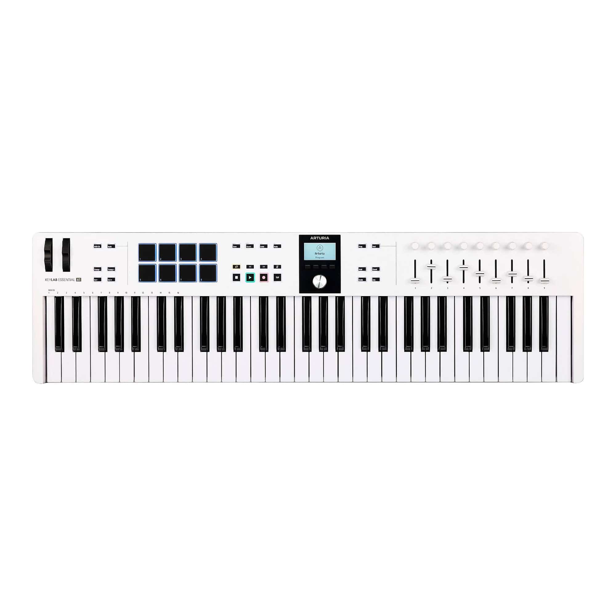 Arturia KeyLab Essential 61 MK3 MIDI Keyboard Controller White Effects and Pedals / Controllers, Volume and Expression