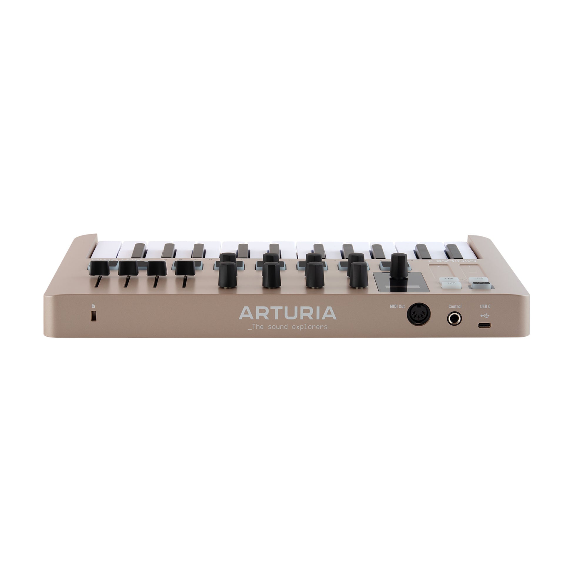 Arturia MiniLAB 3 MIDI Keyboard & Pad Controller Champagne Effects and Pedals / Controllers, Volume and Expression