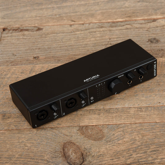 Arturia MiniFuse 4 Audio & MIDI Interface Black Pro Audio / Interfaces