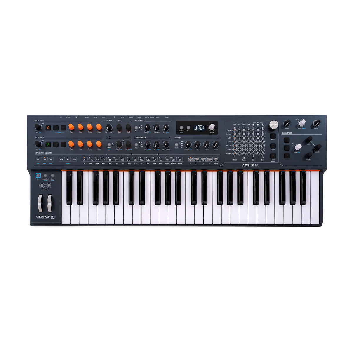 Arturia MiniFreak 49 49-Key 6-Voice Polyphonic Hybrid Synthesizer Synthesizers