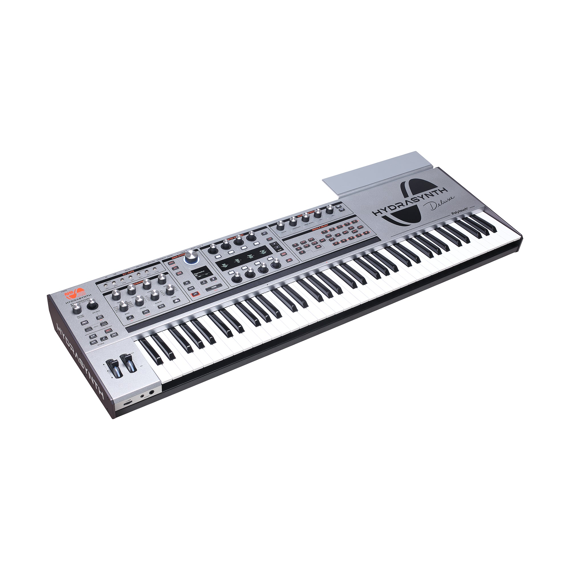 ASM Hydrasynth Deluxe 73-Key Digital Polyphonic Synthesizer 5th Anniversary Silver Edition Keyboards and Synths / Synths / Digital Synths