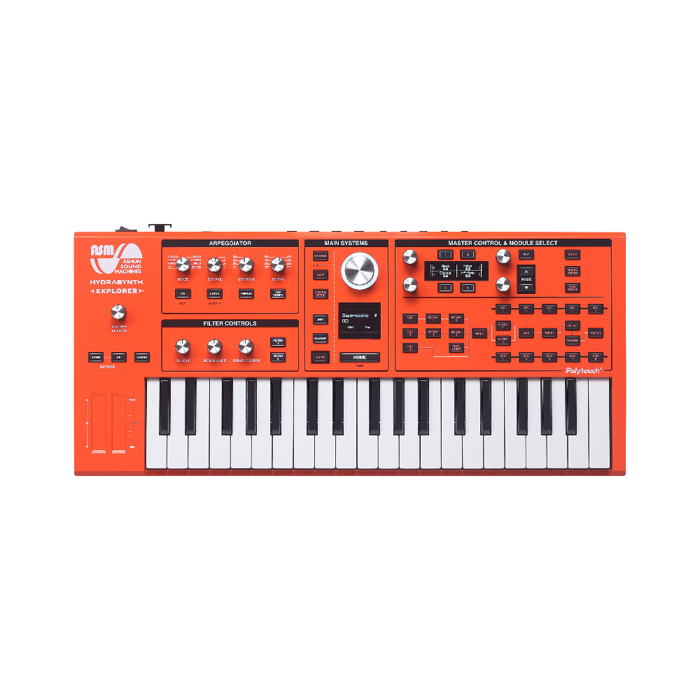 ASM Hydrasynth Explorer 888 37-Key Digital Polyphonic Synthesizer Limited Edition Orange Keyboards and Synths / Synths / Digital Synths