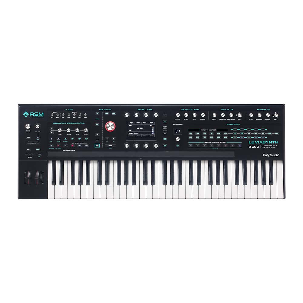 ASM Leviasynth 16-voice Algorithmic Keyboard Synthesizer w/ Analog Filters & PolyTouch Polyphonic Aftertouch Synthesizers