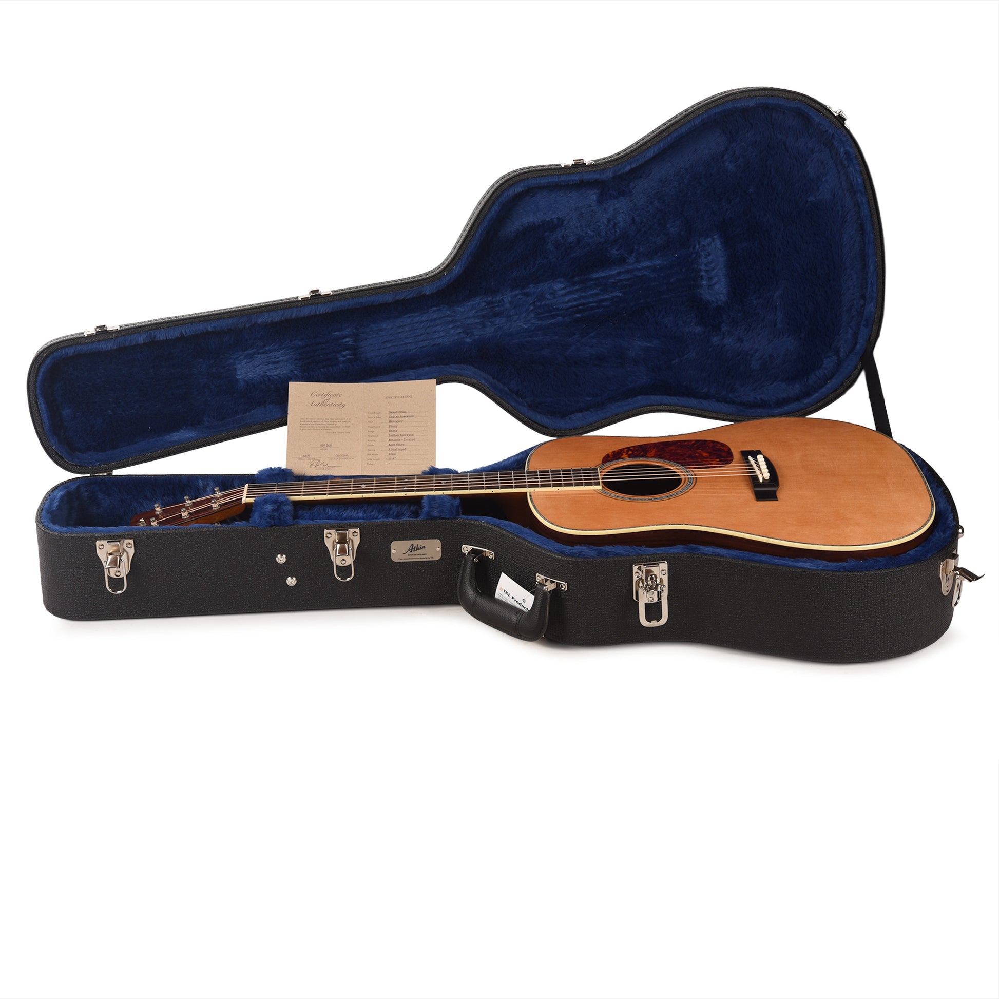 Atkin D37 Deluxe Baked Sitka/Rosewood Aged Natural Acoustic Guitars