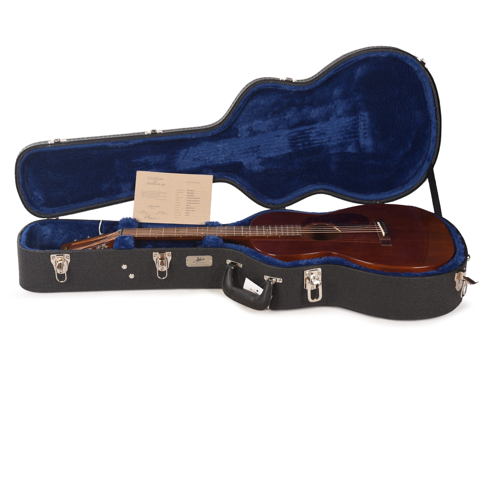 Atkin Dust Bowl 00 12-Fret Mahogany Natural w/Slotted Headstock Acoustic Guitars