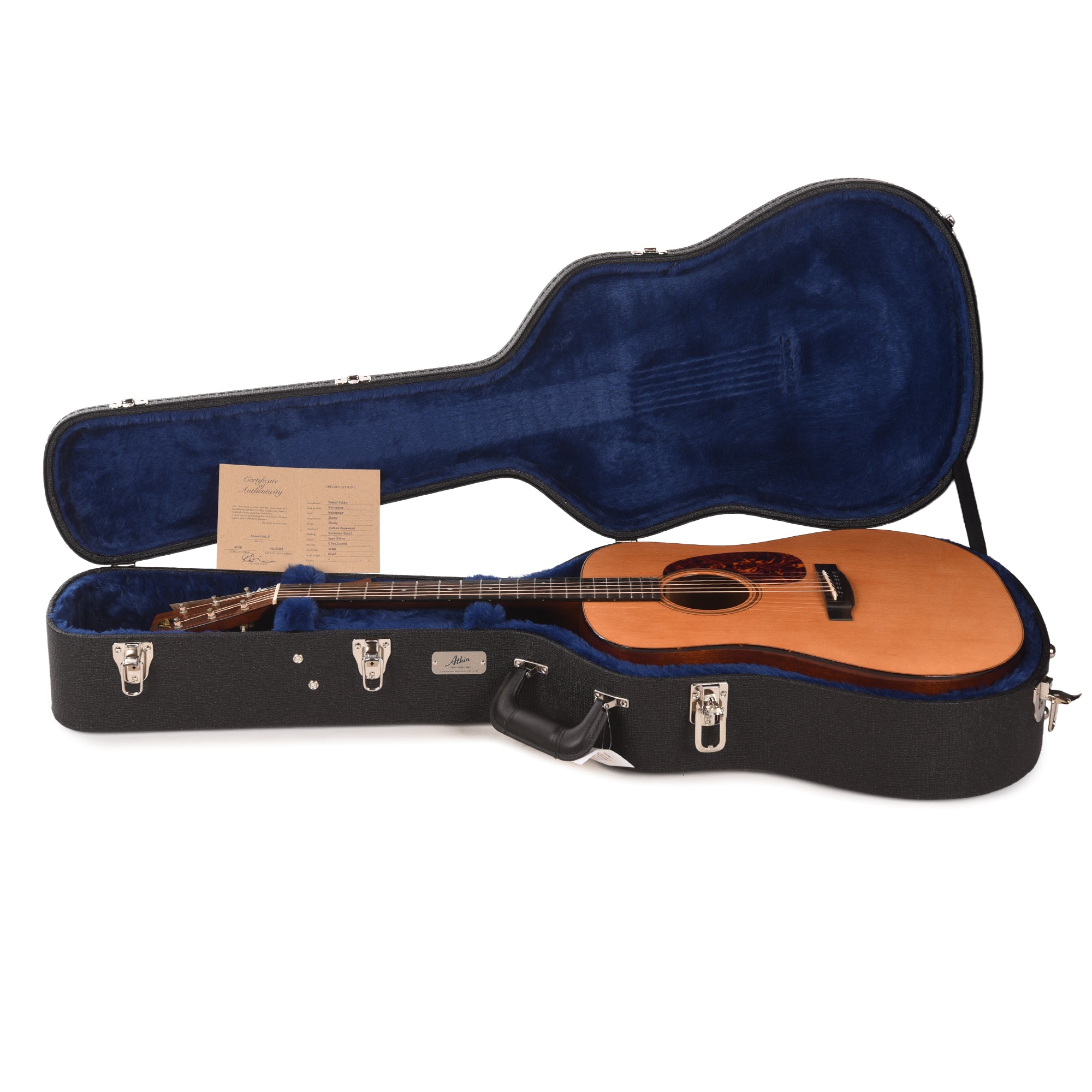 Atkin Essential D Baked Sitka/Mahogany Aged Natural Acoustic Guitars