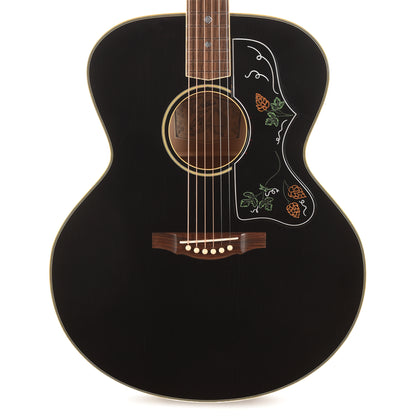 Atkin The AJ "Hops Guard" Baked Sitka Spruce/AAA Flamed Maple Black Top Acoustic Guitars