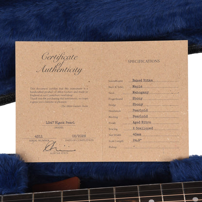 Atkin The Forty Seven Aged Black Pearl Baked Sitka/Maple Acoustic Guitars