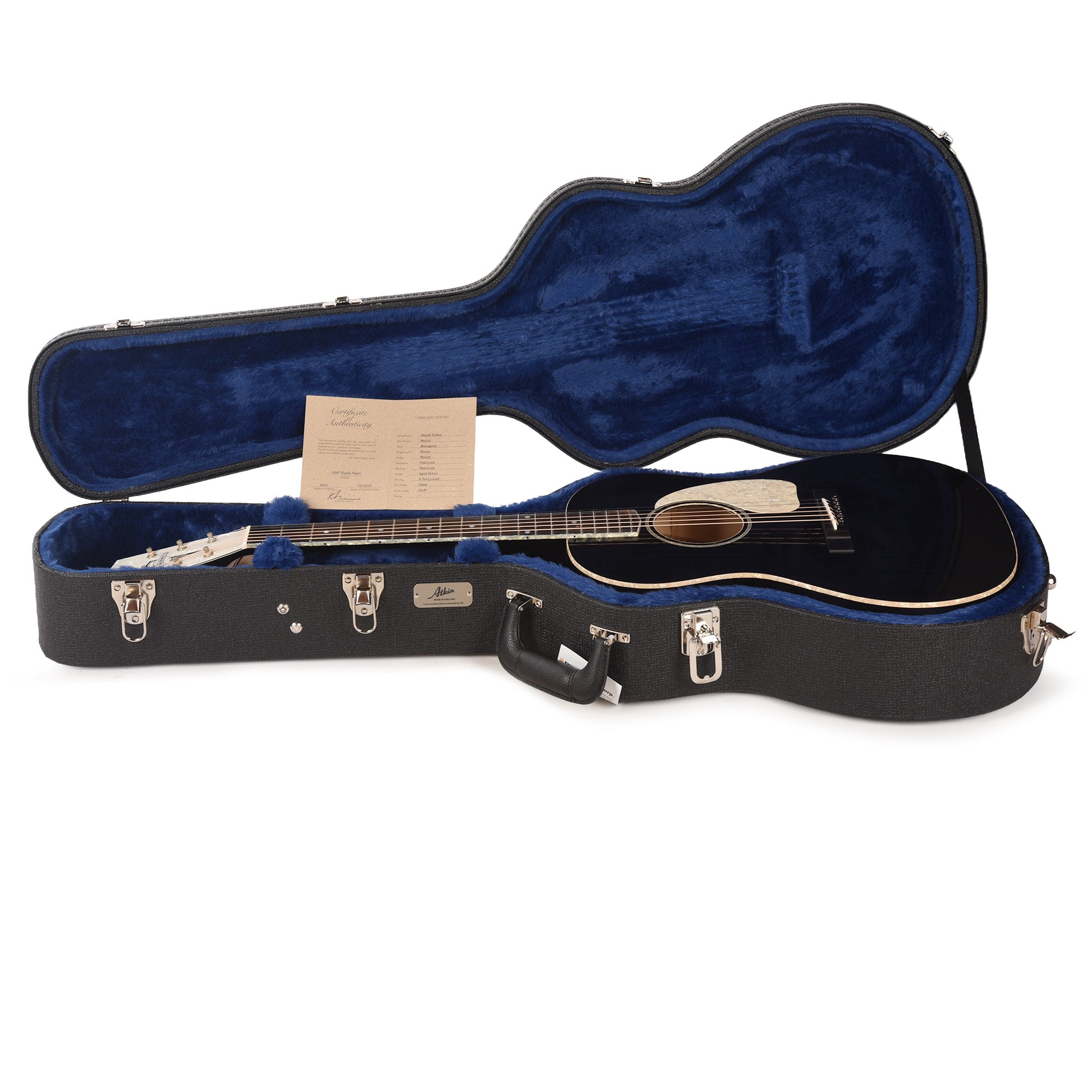 Atkin The Forty Seven Aged Black Pearl Baked Sitka/Maple Acoustic Guitars
