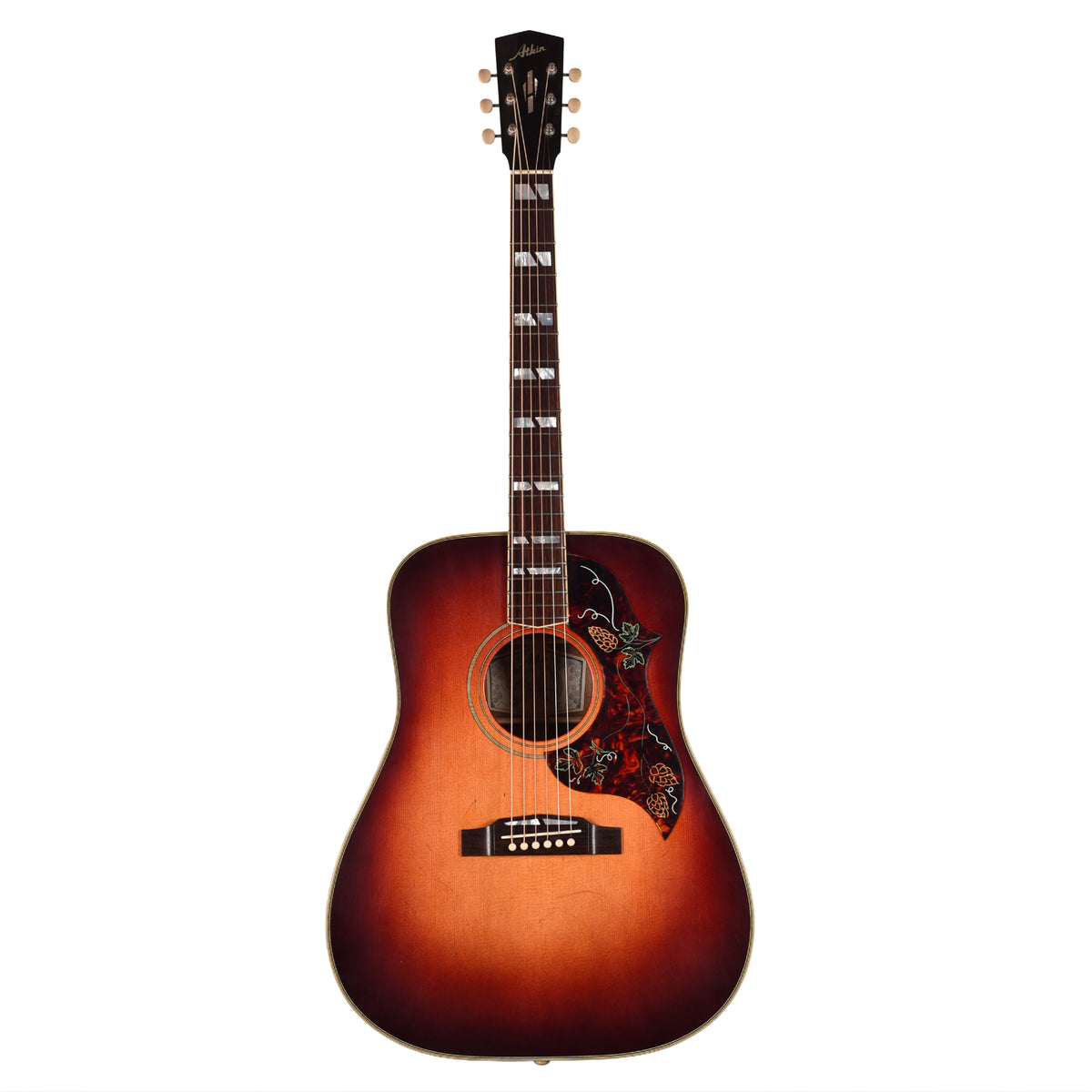 Atkin The Hop Picker Baked Sitka Spruce/African Mahogany Aged Cherry Sunburst Acoustic Guitars