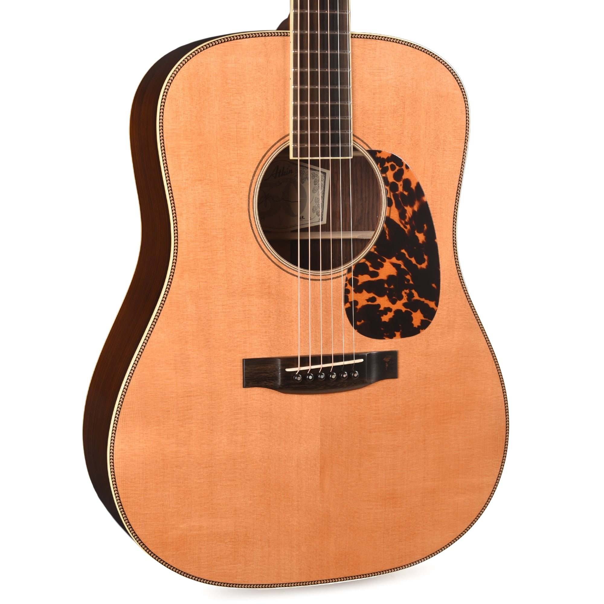 Atkin The White Rice Baked Sitka Spruce/East Indian Rosewood Aged Natural Acoustic Guitars