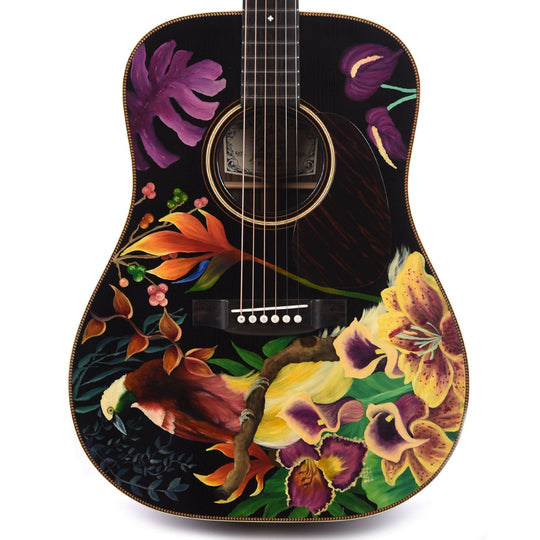 Atkin D37 Baked Sitka/Rosewood Aged Black Hand Painted by Ian Ward Acoustic Guitars / Dreadnought