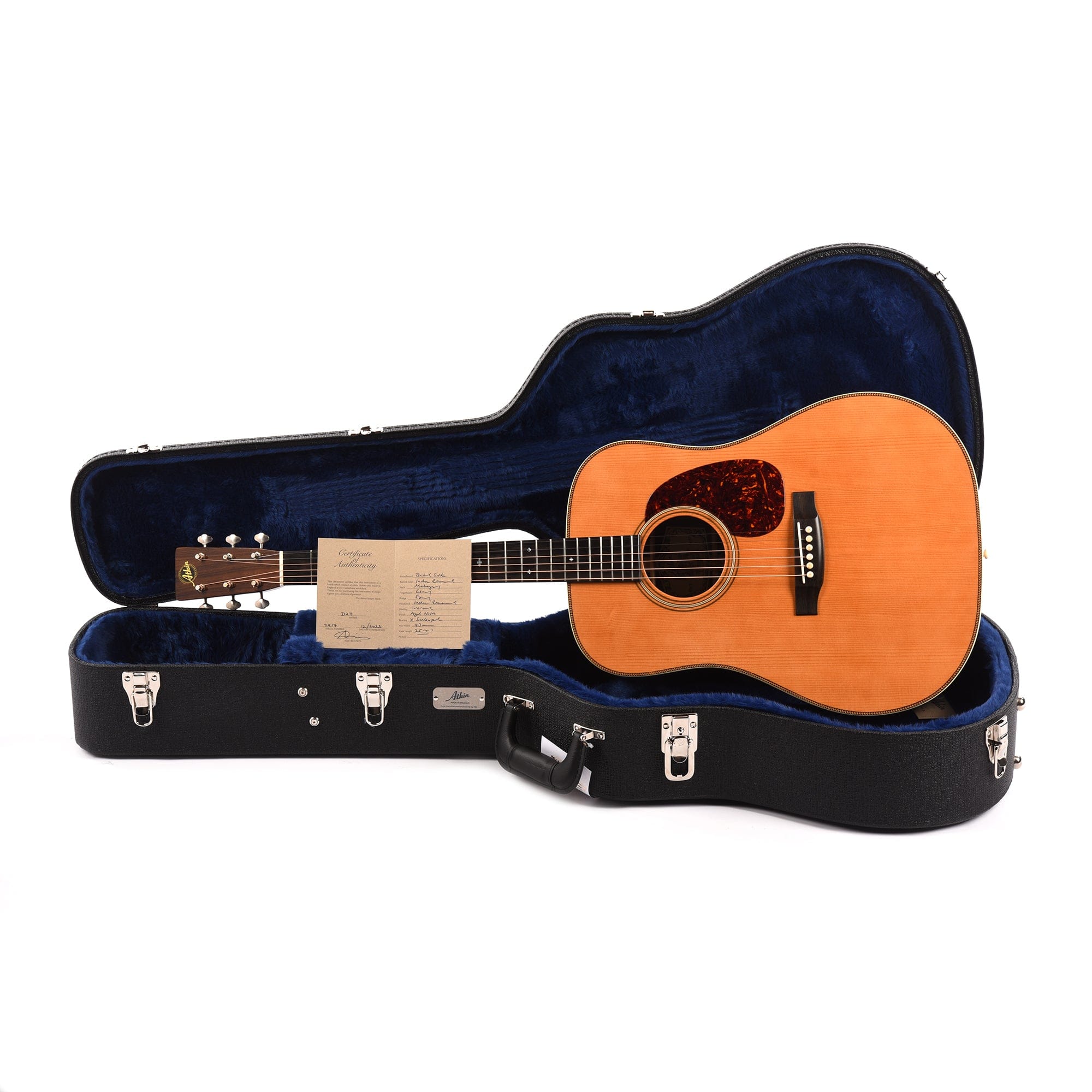 Atkin D37 Baked Sitka/Rosewood Aged Natural Acoustic Guitars / Dreadnought