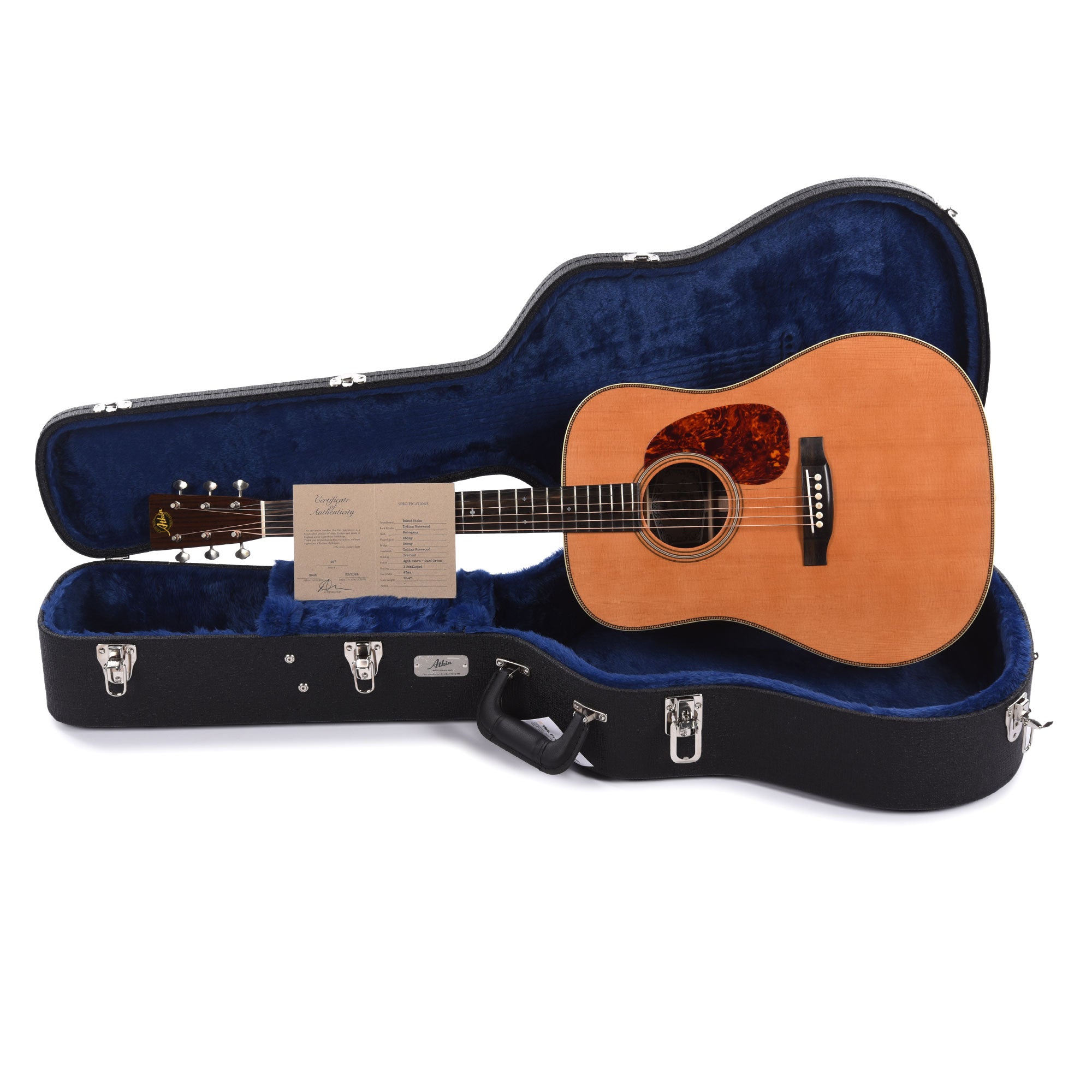 Atkin D37 Baked Sitka/Rosewood Aged Natural Acoustic Guitars / Dreadnought