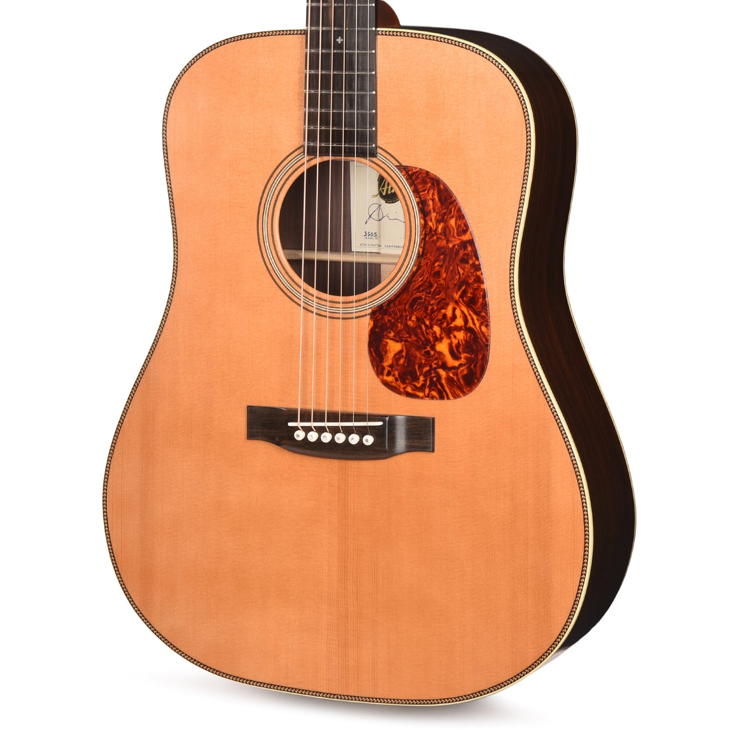 Atkin D37 Baked Sitka/Rosewood Aged Natural Acoustic Guitars / Dreadnought