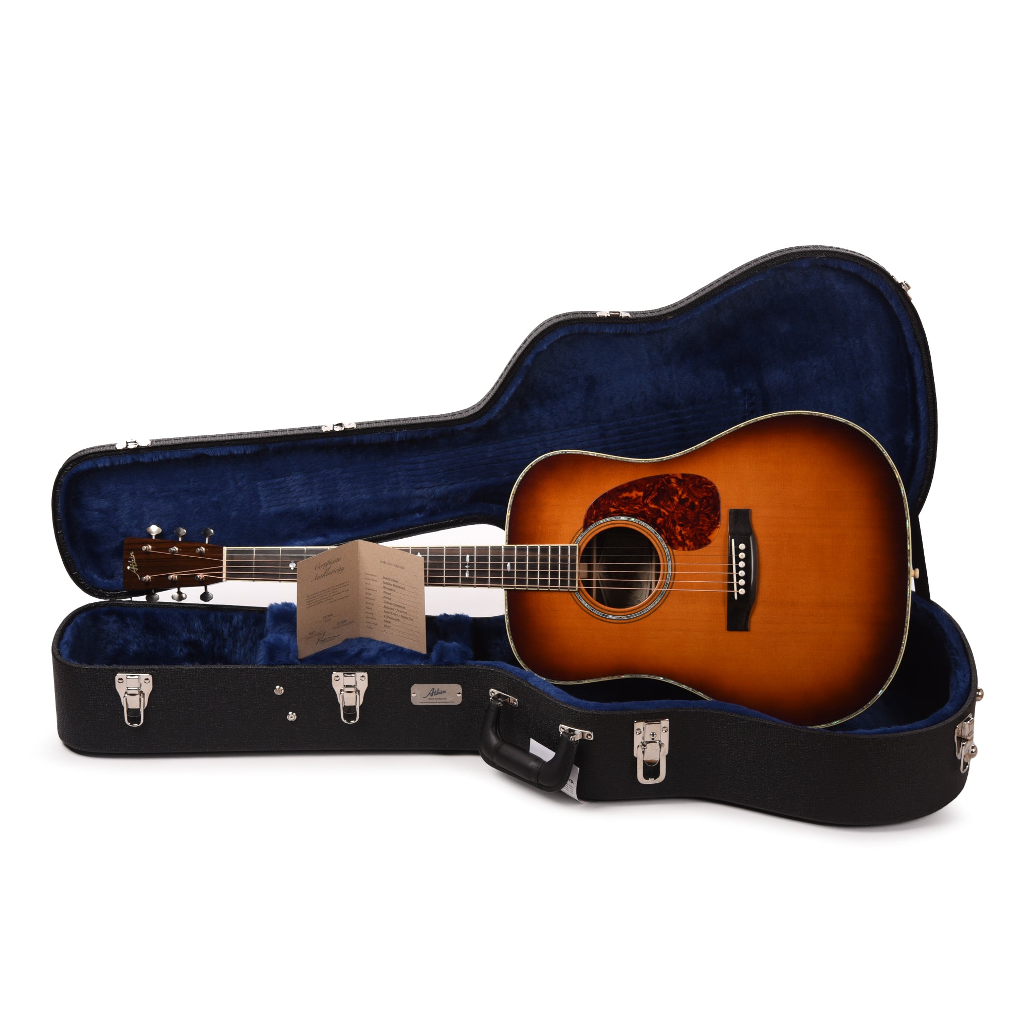 Atkin D37 Deluxe Baked Sitka/Rosewood Aged Sunburst Acoustic Guitars / Dreadnought