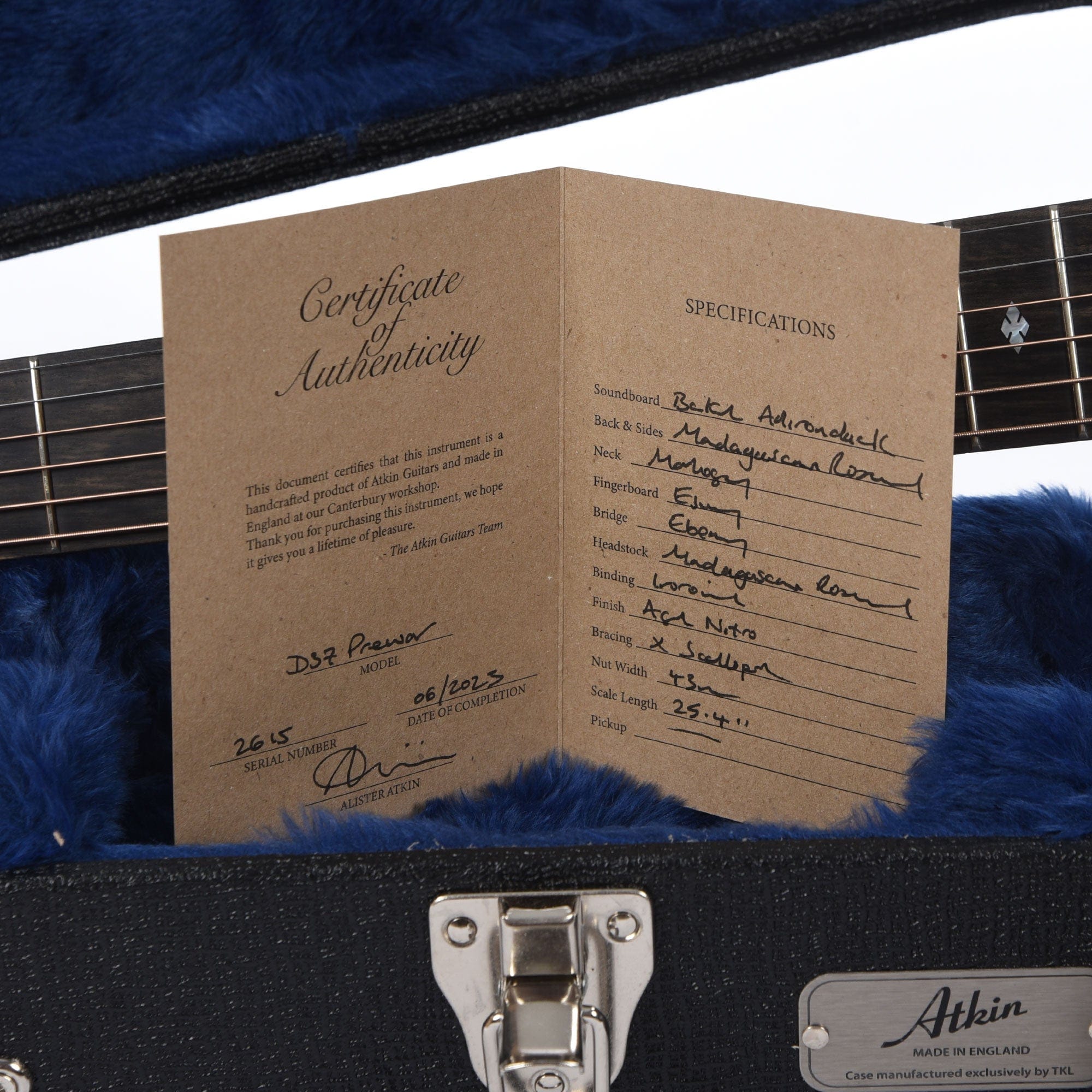 Atkin D37 Pre-War Baked Adirondack/Rosewood Natural Aged Natural Acoustic Guitars / Dreadnought