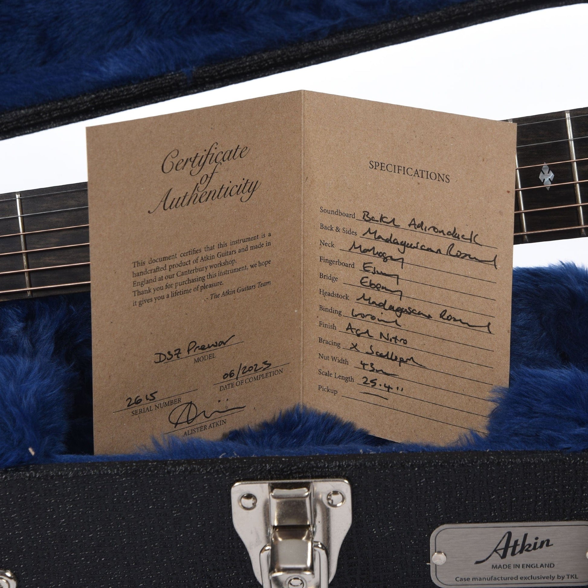 Atkin D37 Pre-War Baked Adirondack/Rosewood Natural Aged Natural Acoustic Guitars / Dreadnought