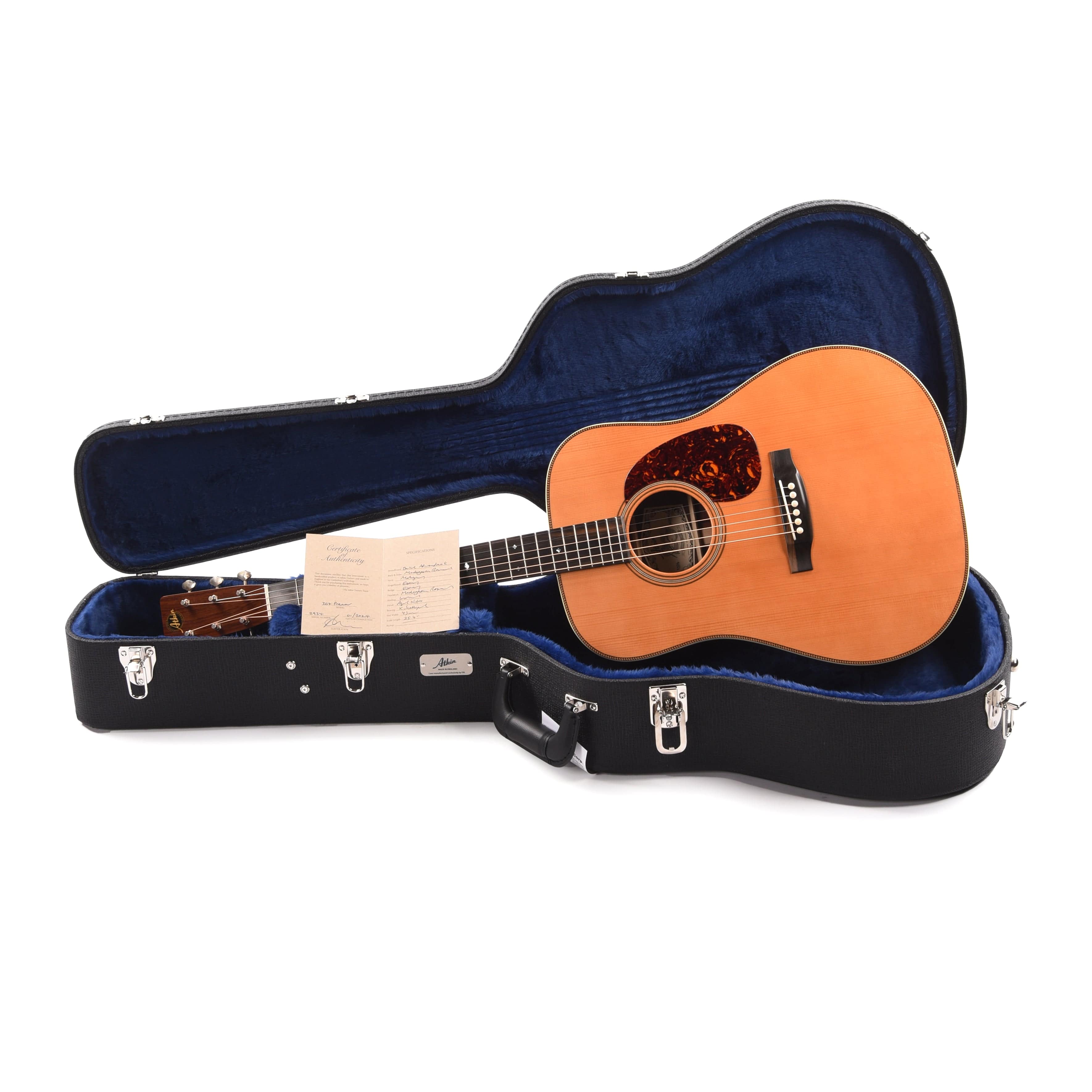 Atkin D37 Pre-War Baked Adirondack/Rosewood Natural Aged Natural Acoustic Guitars / Dreadnought