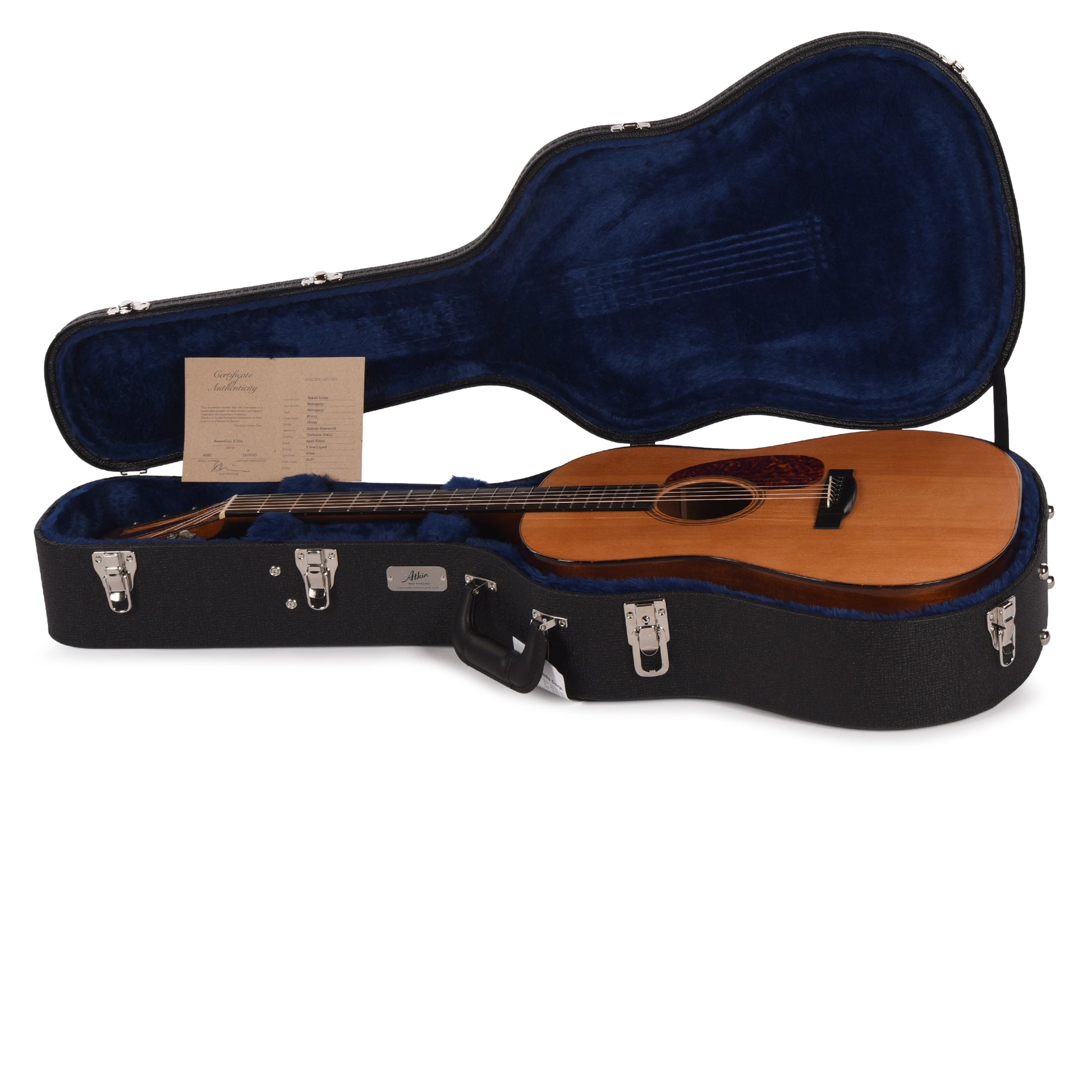 Atkin Essential D 12-Fret Slope Shoulder Dreadnought Baked Sitka/Mahogany Aged Natural w/Slotted Headstock Acoustic Guitars / Dreadnought