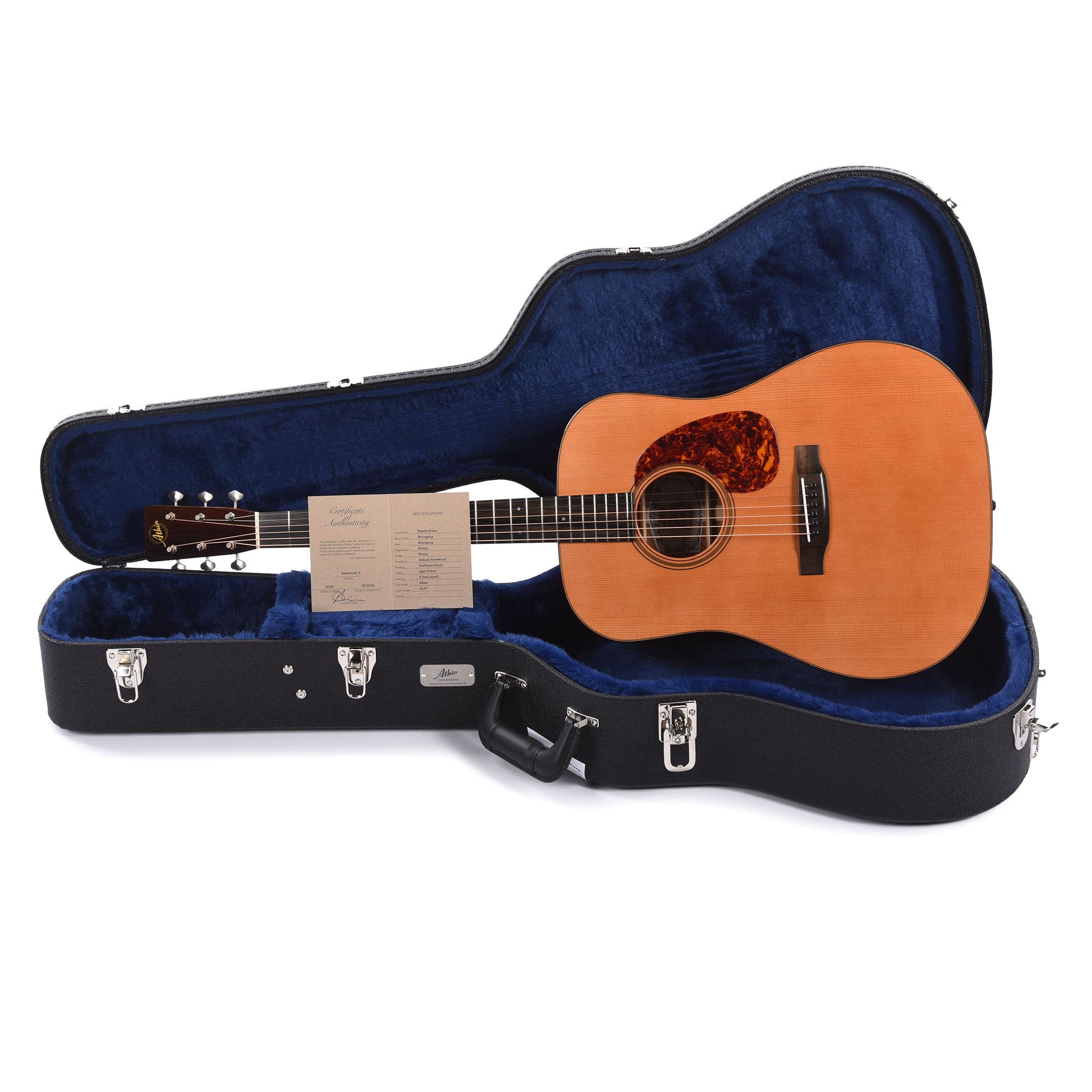 Atkin Essential D Baked Sitka/Mahogany Aged Natural Acoustic Guitars / Dreadnought