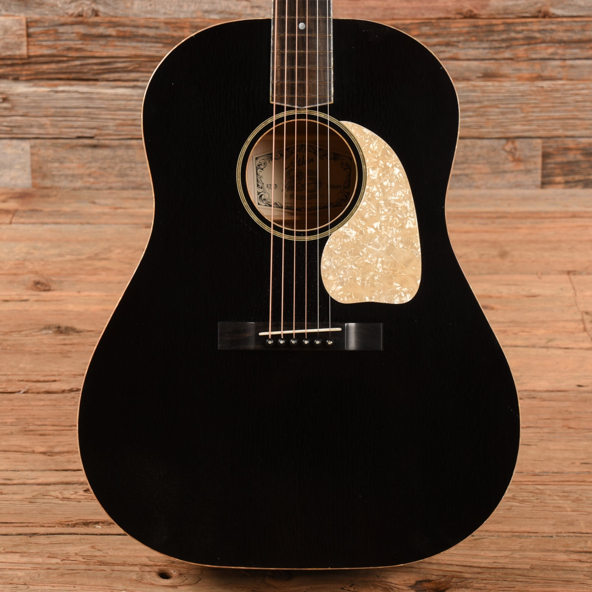 Atkin J43BP Sitka Top Maple Back and Sides Black 2023 Acoustic Guitars / Dreadnought