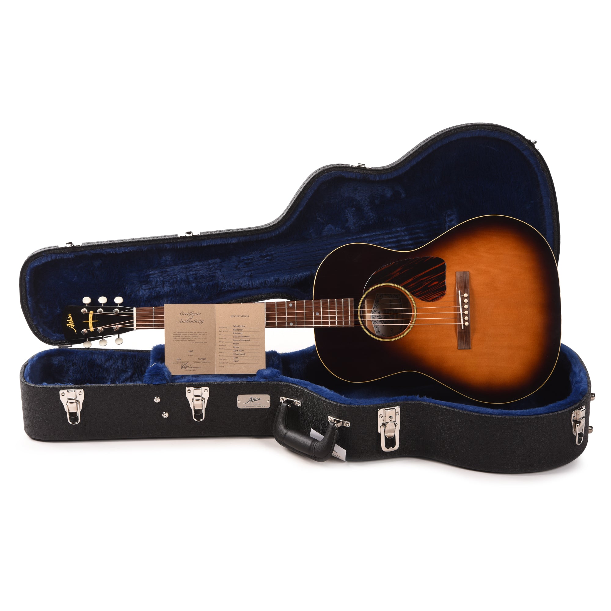 Atkin The Forty Seven Aged Baked Sitka/Mahogany Sunburst Acoustic Guitars / Dreadnought