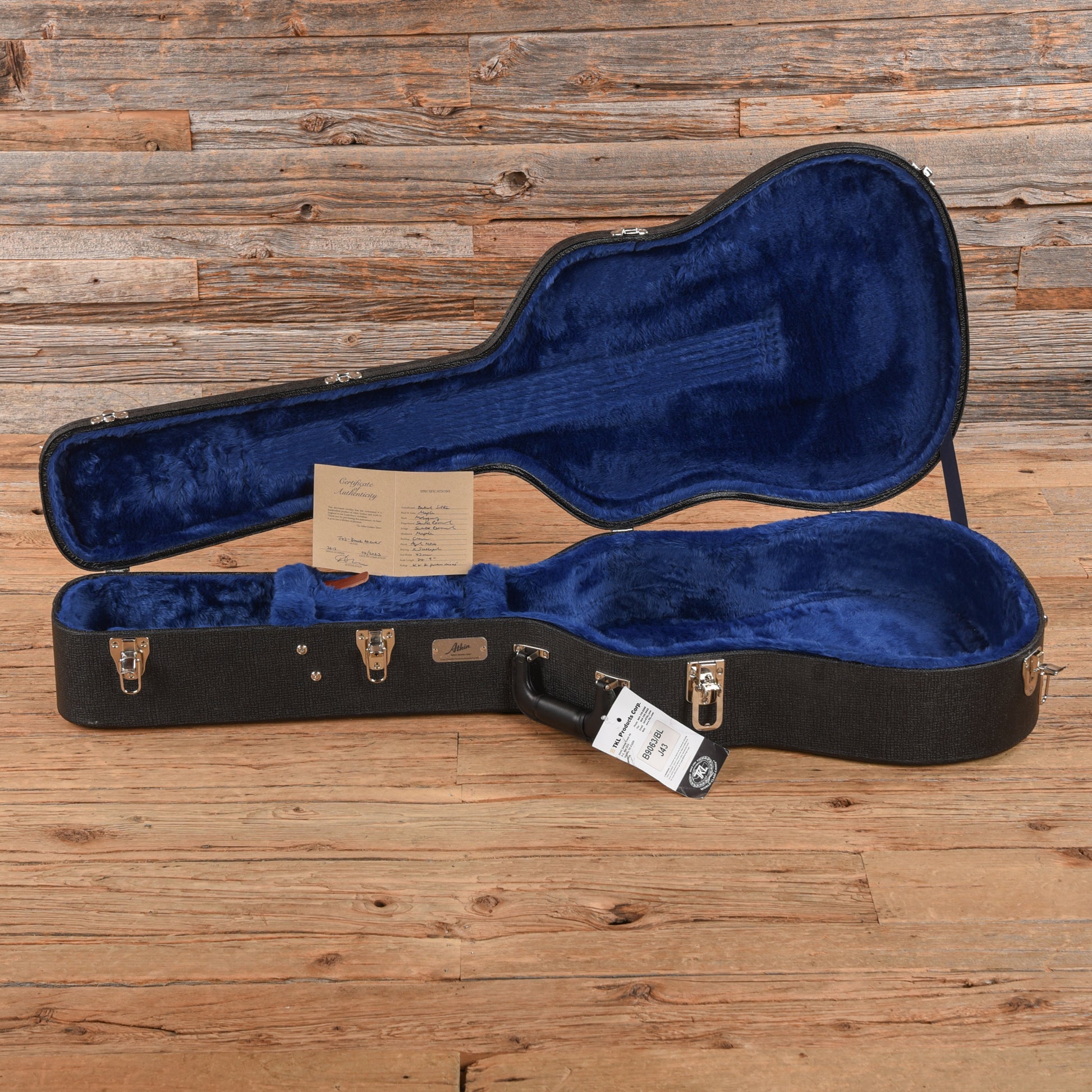 Atkin The Forty Three Aged Black Baked Sitka/Mahogany w/K&K Pure Mini Acoustic Guitars / Dreadnought