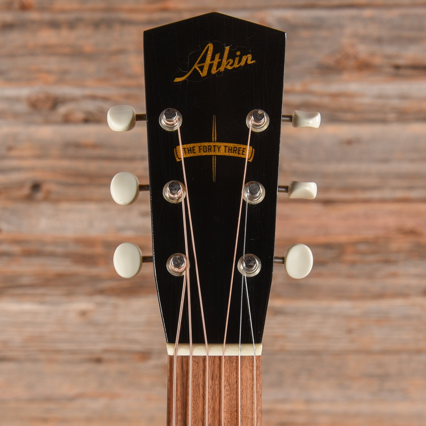 Atkin The Forty Three Aged Black Baked Sitka/Mahogany w/K&K Pure Mini Acoustic Guitars / Dreadnought