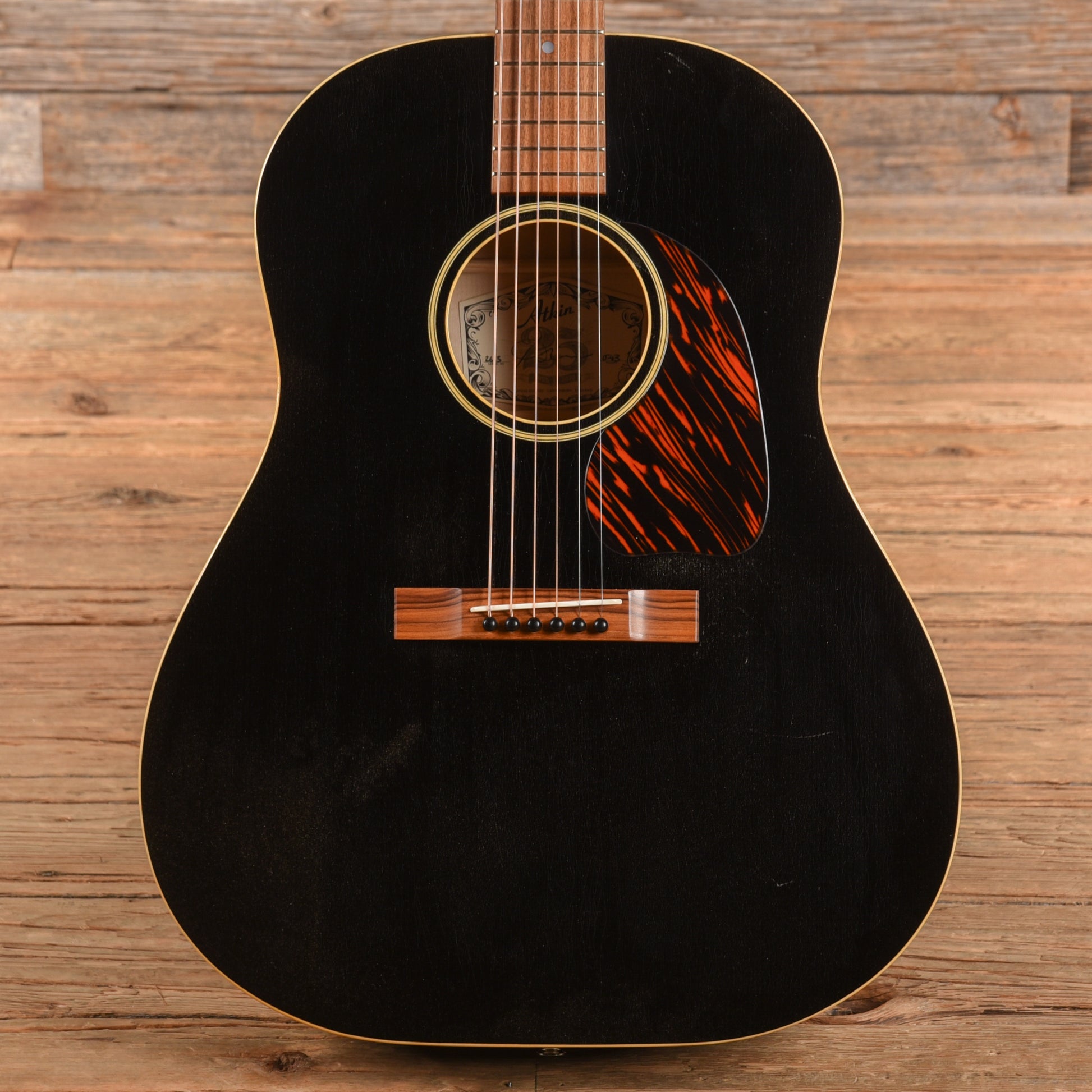 Atkin The Forty Three Aged Black Baked Sitka/Mahogany w/K&K Pure Mini Acoustic Guitars / Dreadnought