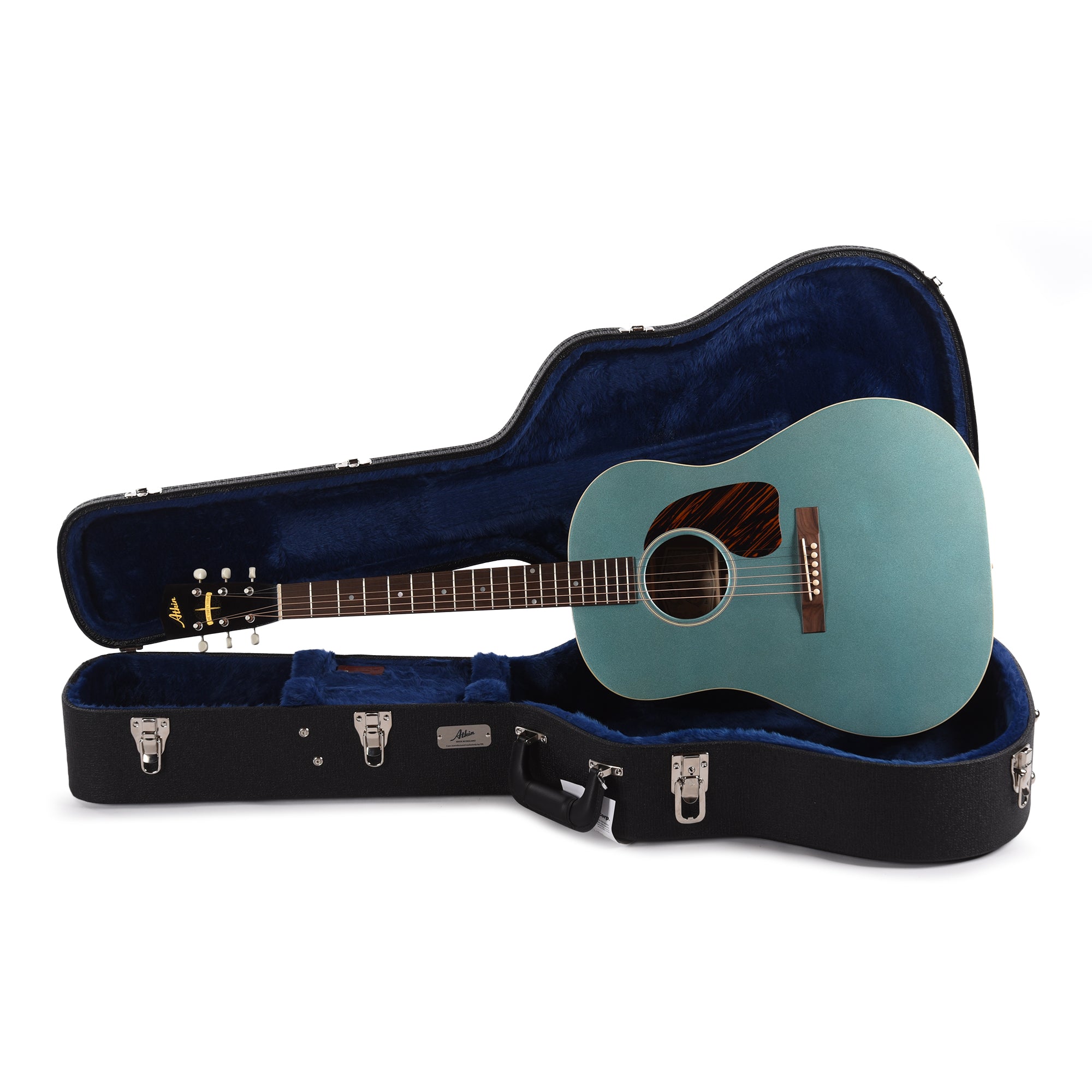 Atkin The Forty Three Baked Sitka/Mahogany Aged Pelham Blue Top w/Tortoise Pickguard Acoustic Guitars / Dreadnought