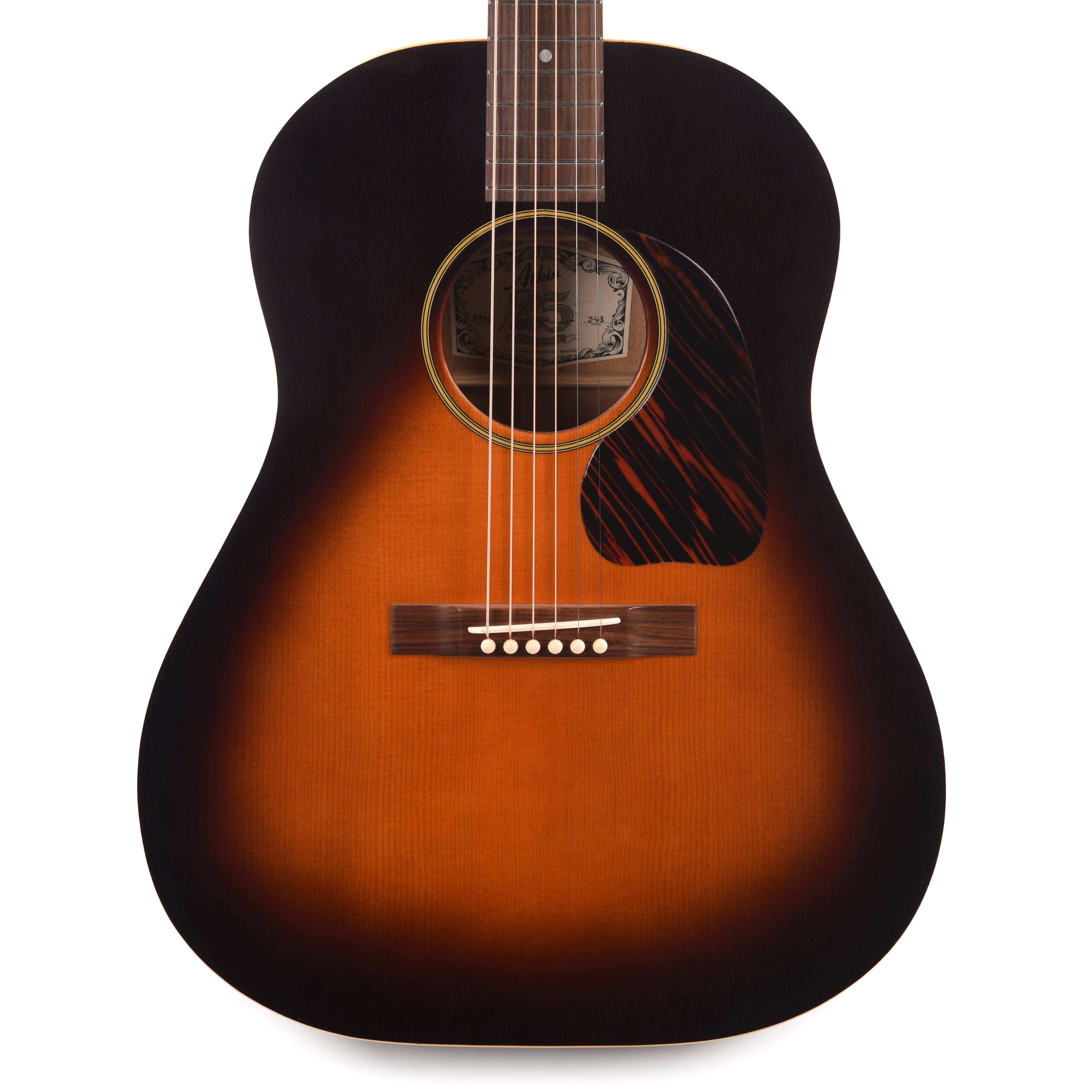 Atkin The Forty Three Baked Sitka/Mahogany Aged Sunburst Acoustic Guitars / Dreadnought