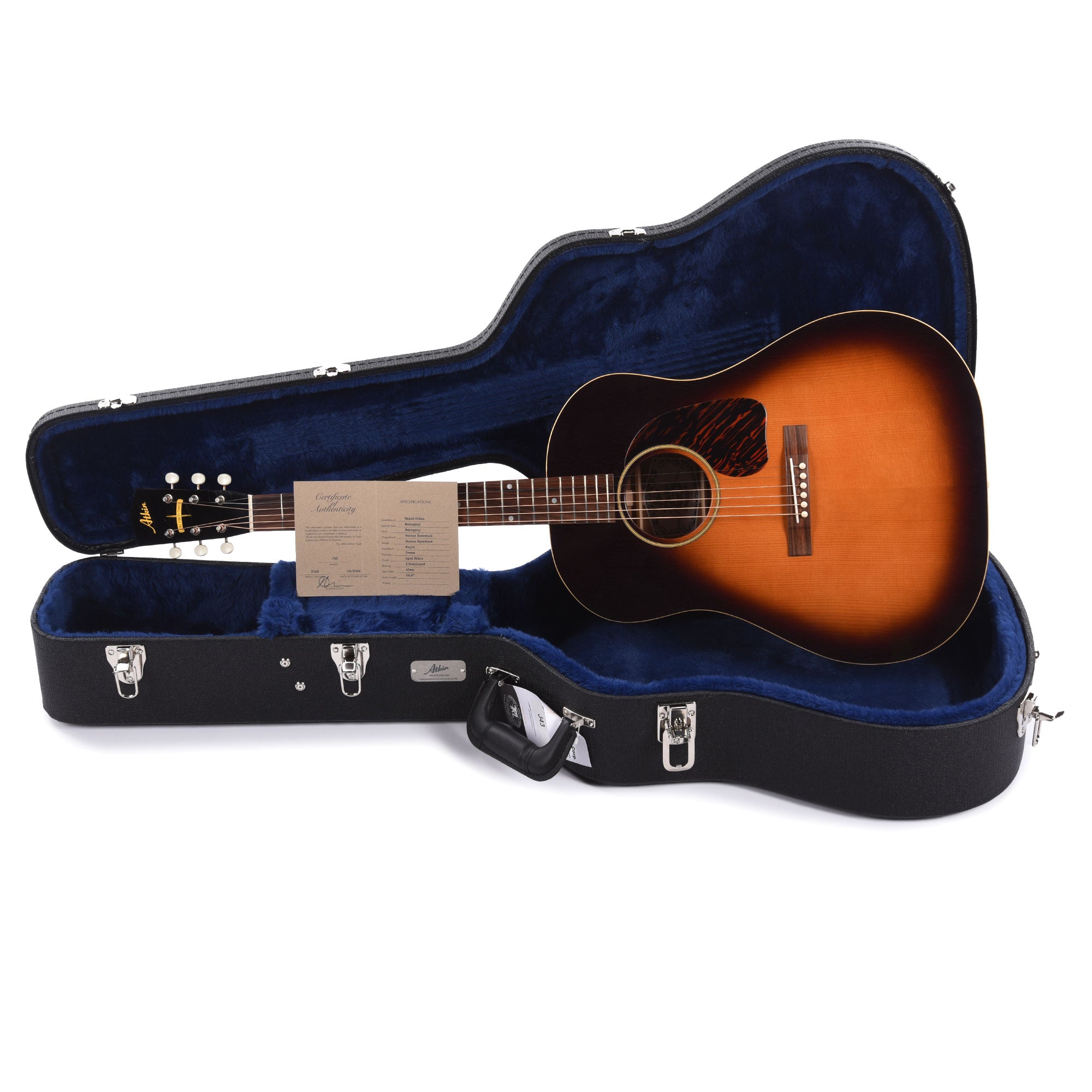 Atkin The Forty Three Baked Sitka/Mahogany Aged Sunburst Acoustic Guitars / Dreadnought