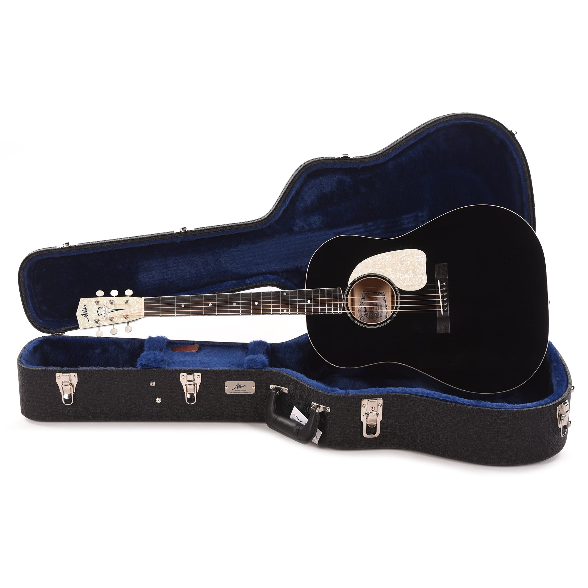 Atkin The Forty Three Black Pearl Baked Sitka/Maple Aged Black Acoustic Guitars / Dreadnought