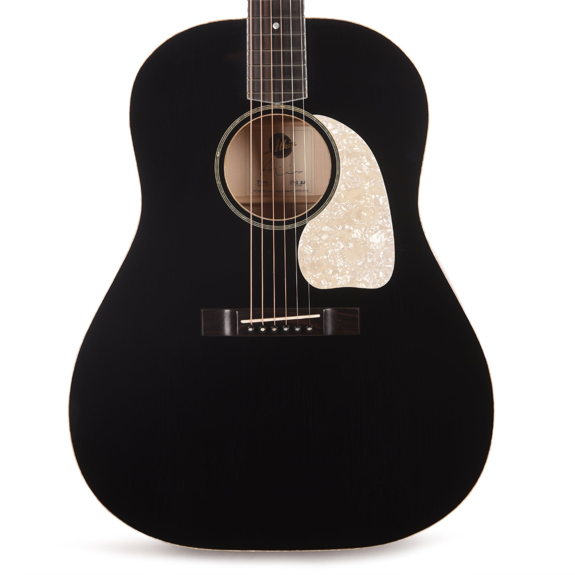 Atkin The Forty Three Black Pearl Baked Sitka/Maple Aged Black Acoustic Guitars / Dreadnought