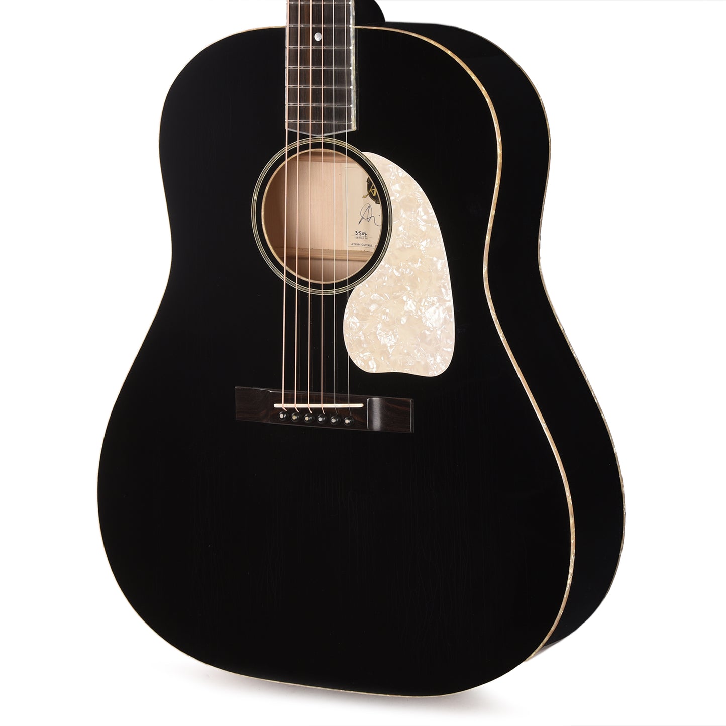 Atkin The Forty Three Black Pearl Baked Sitka/Maple Aged Black Acoustic Guitars / Dreadnought