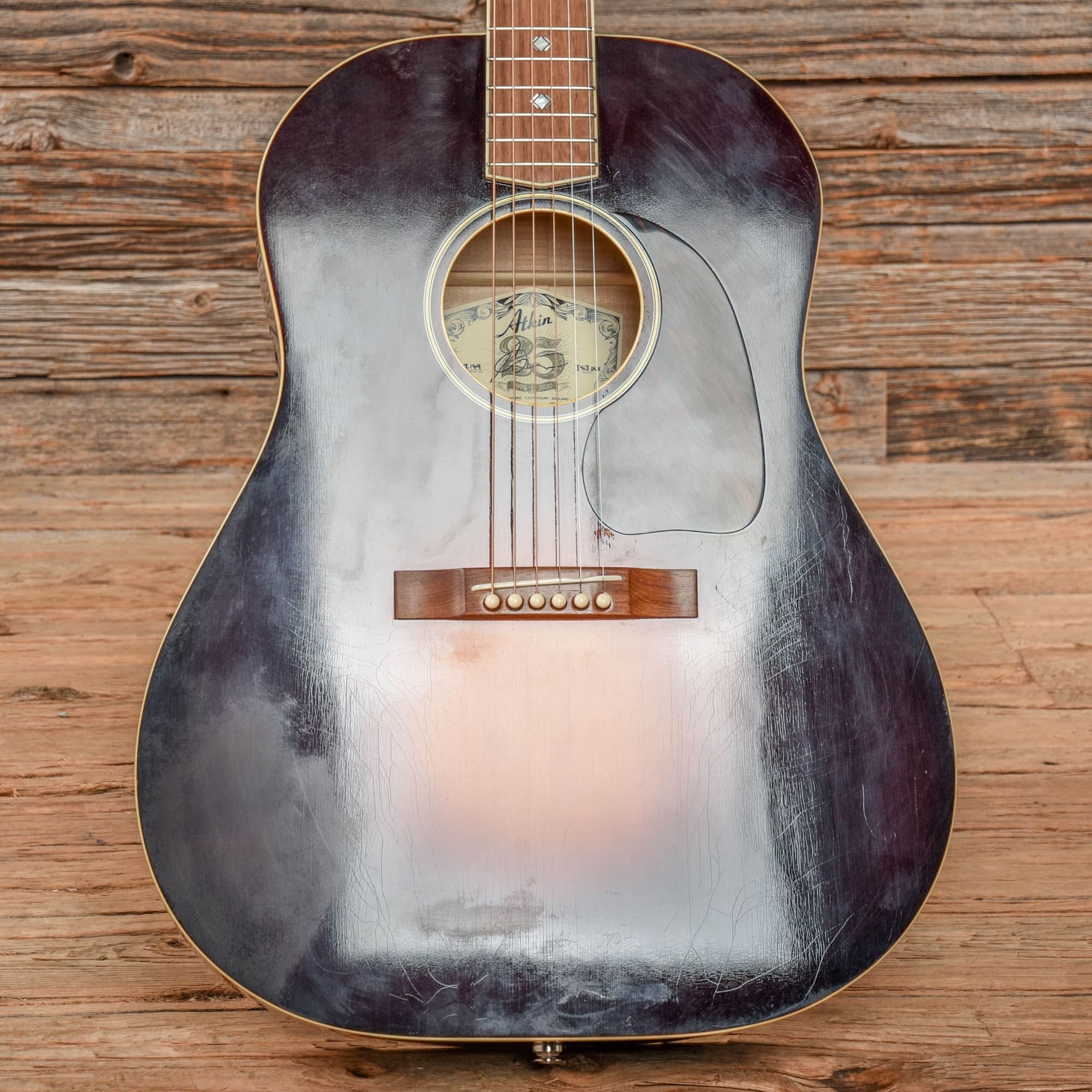 Atkin The Forty Three Deluxe Aged Baked Sitka/Flame Maple Tight Sunburst 2022 Acoustic Guitars / Dreadnought