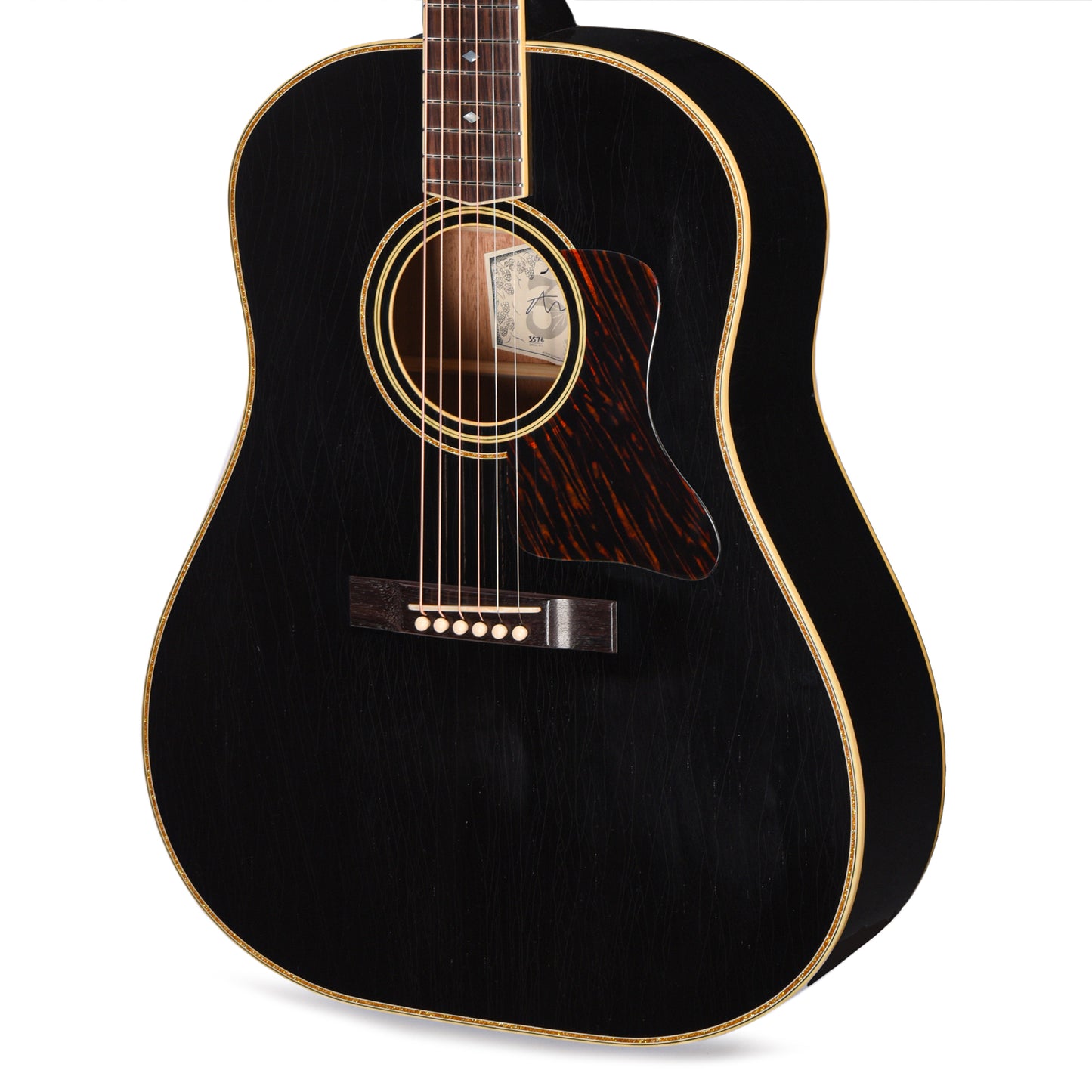 Atkin The Forty Three Deluxe Baked Sitka/Mahogany Aged All Black w/Glitter Trim Acoustic Guitars / Dreadnought