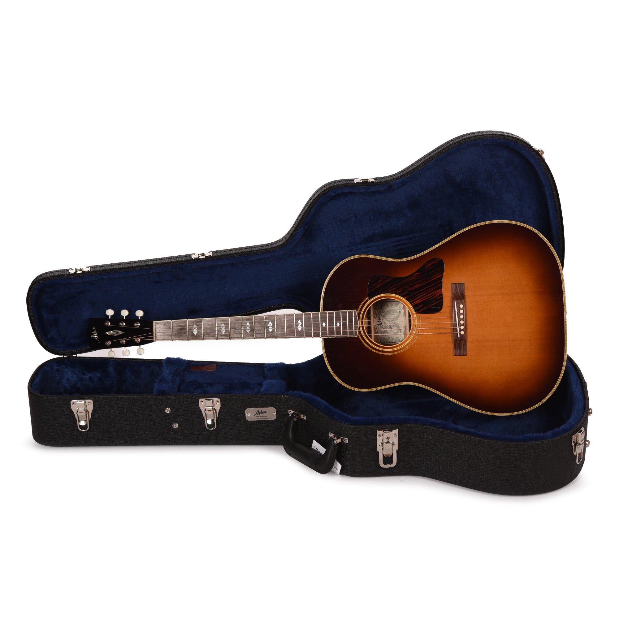 Atkin The Forty Three Deluxe Baked Sitka/Mahogany Aged Sunburst Top w/Glitter Trim Acoustic Guitars / Dreadnought