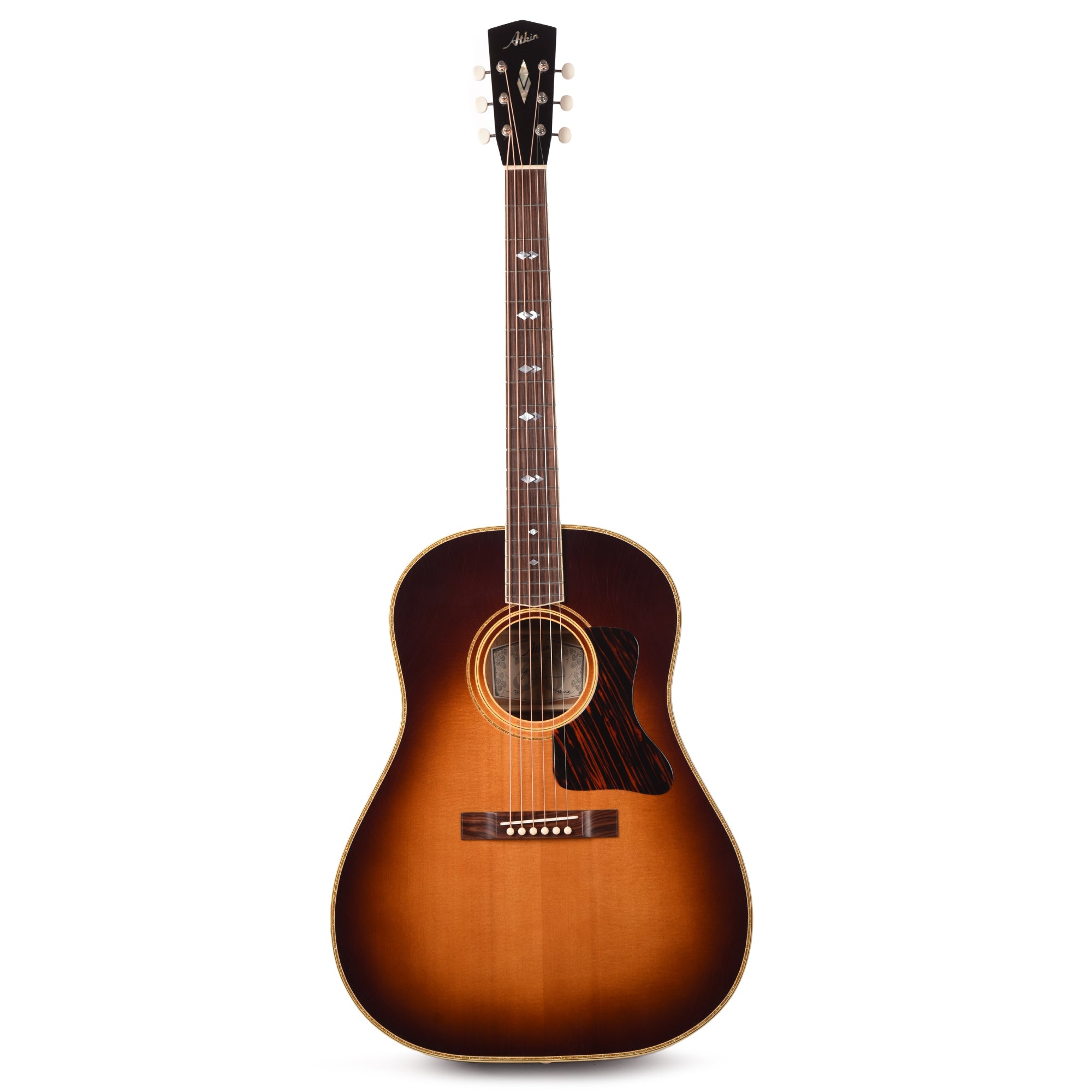 Atkin The Forty Three Deluxe Baked Sitka/Mahogany Aged Sunburst Top w/Glitter Trim Acoustic Guitars / Dreadnought