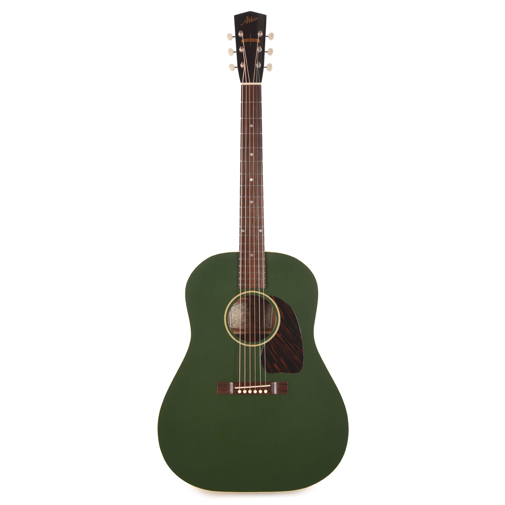 Atkin The Forty Three Spruce/Mahogany Aged Olive Drab Acoustic Guitars / Dreadnought