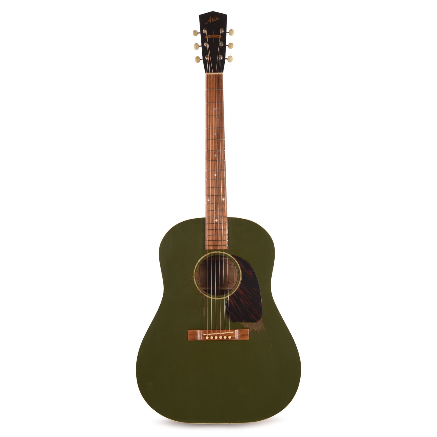 Atkin The Forty Three Spruce/Mahogany Heavy Aged Olive Drab Acoustic Guitars / Dreadnought