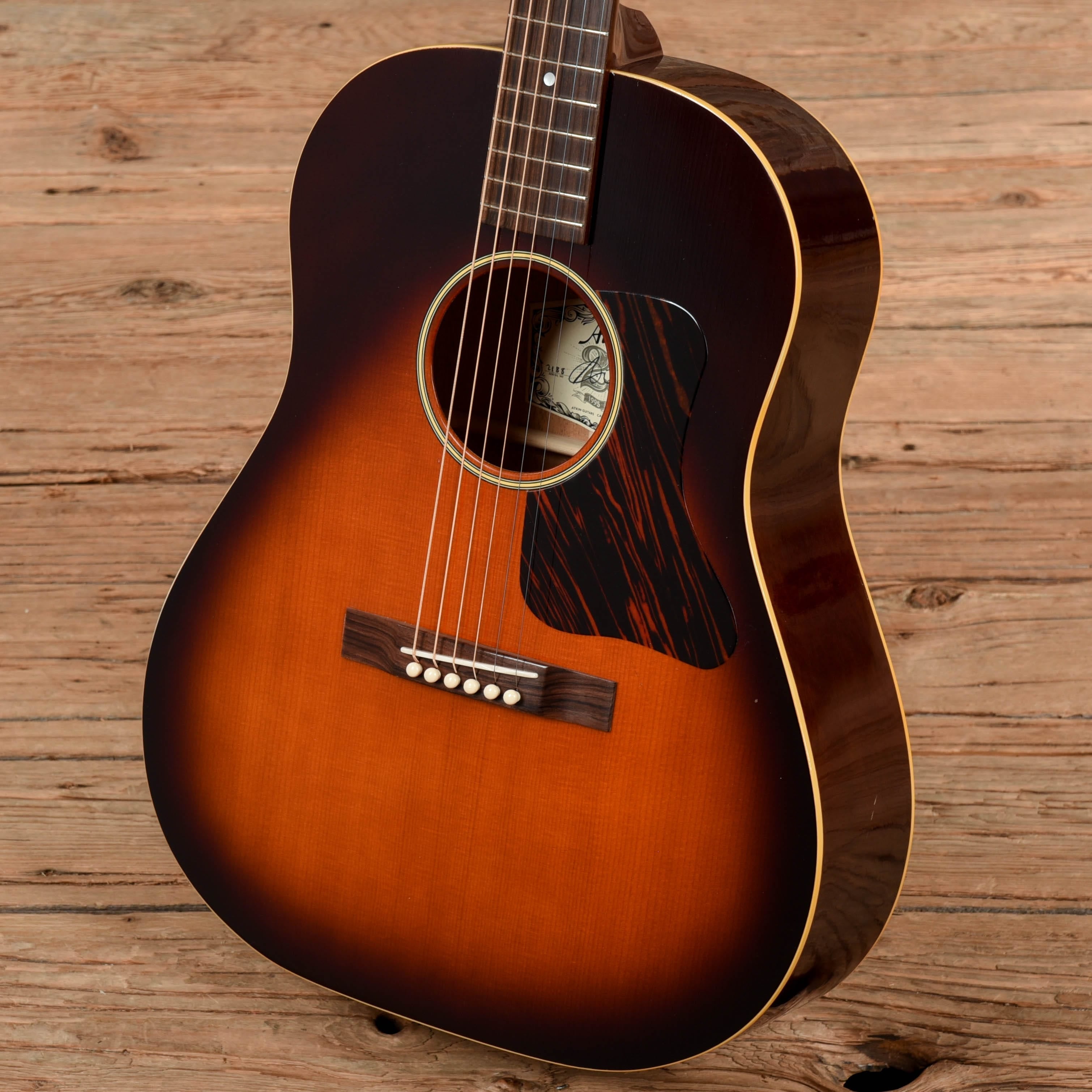 Atkin The Nineteen Aged Baked Sitka/Mahogany Sunburst Acoustic Guitars / Dreadnought