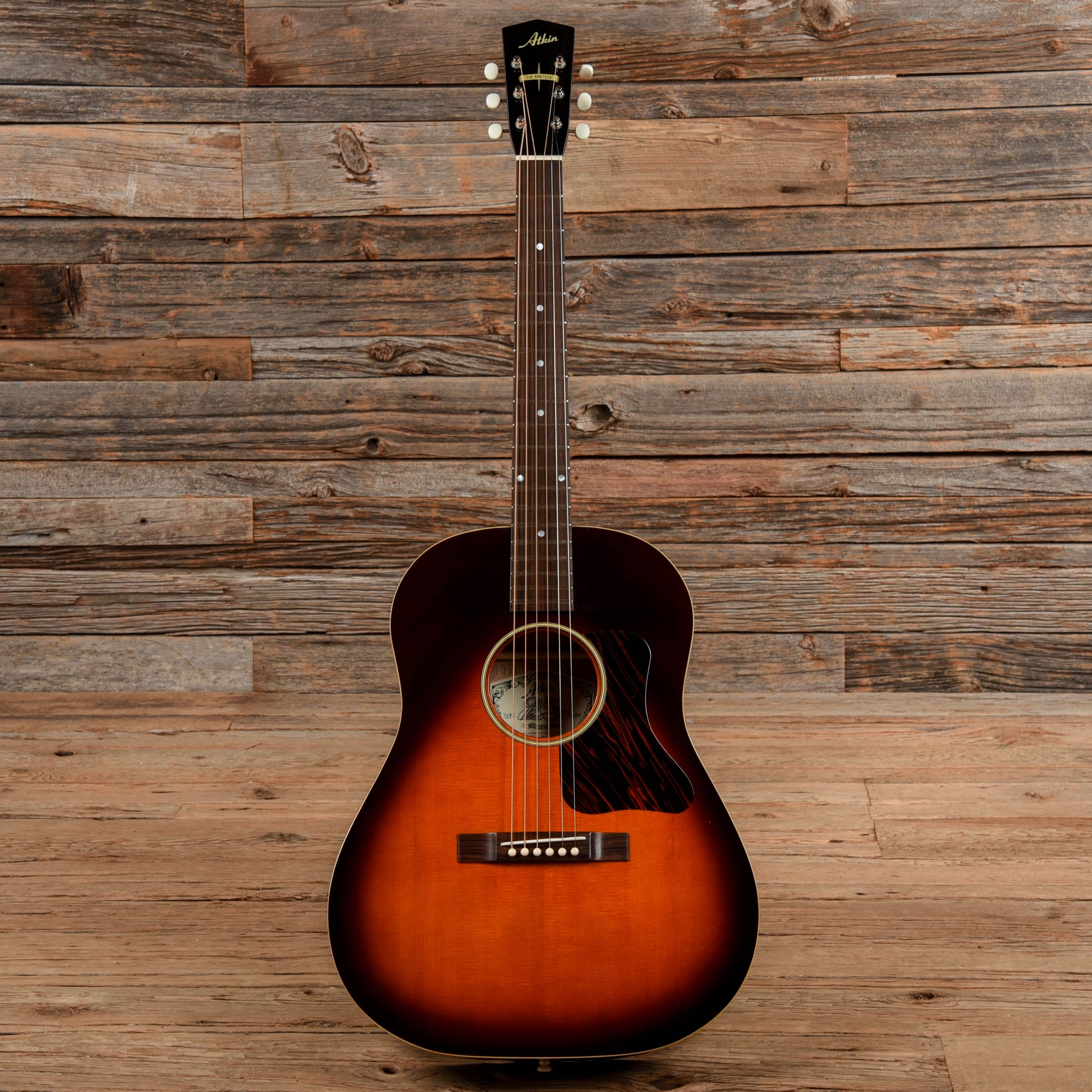 Atkin The Nineteen Aged Baked Sitka/Mahogany Sunburst Acoustic Guitars / Dreadnought