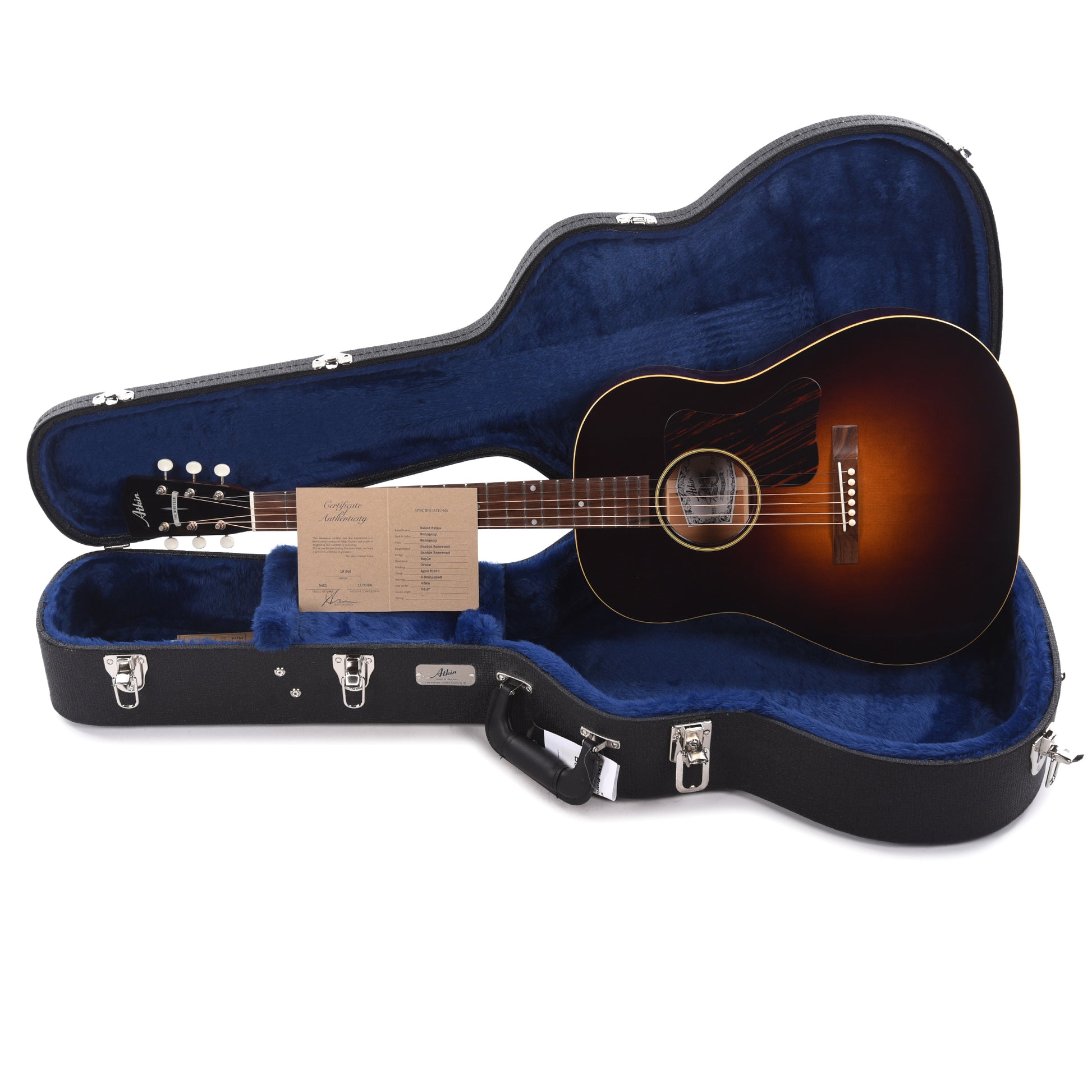 Atkin The Nineteen Aged Baked Sitka/Mahogany Sunburst Acoustic Guitars / Dreadnought