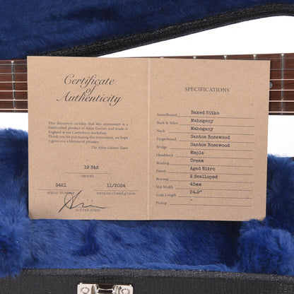 Atkin The Nineteen Aged Baked Sitka/Mahogany Sunburst Acoustic Guitars / Dreadnought
