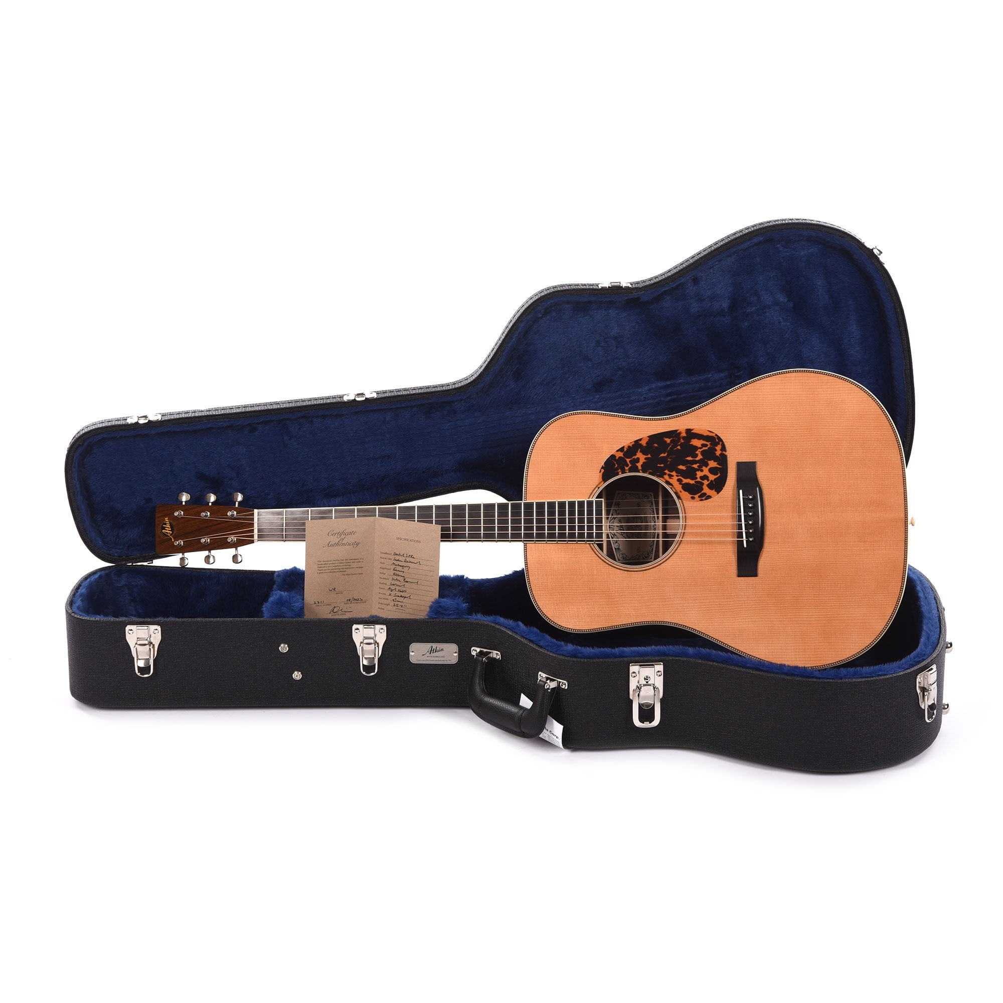 Atkin The White Rice Baked Sitka/Rosewood Aged Natural Acoustic Guitars / Dreadnought